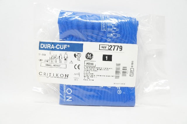 GE 2779 DURA-CUF Critikon Blood Pressure Cuffs 17-25cm, Small Adult