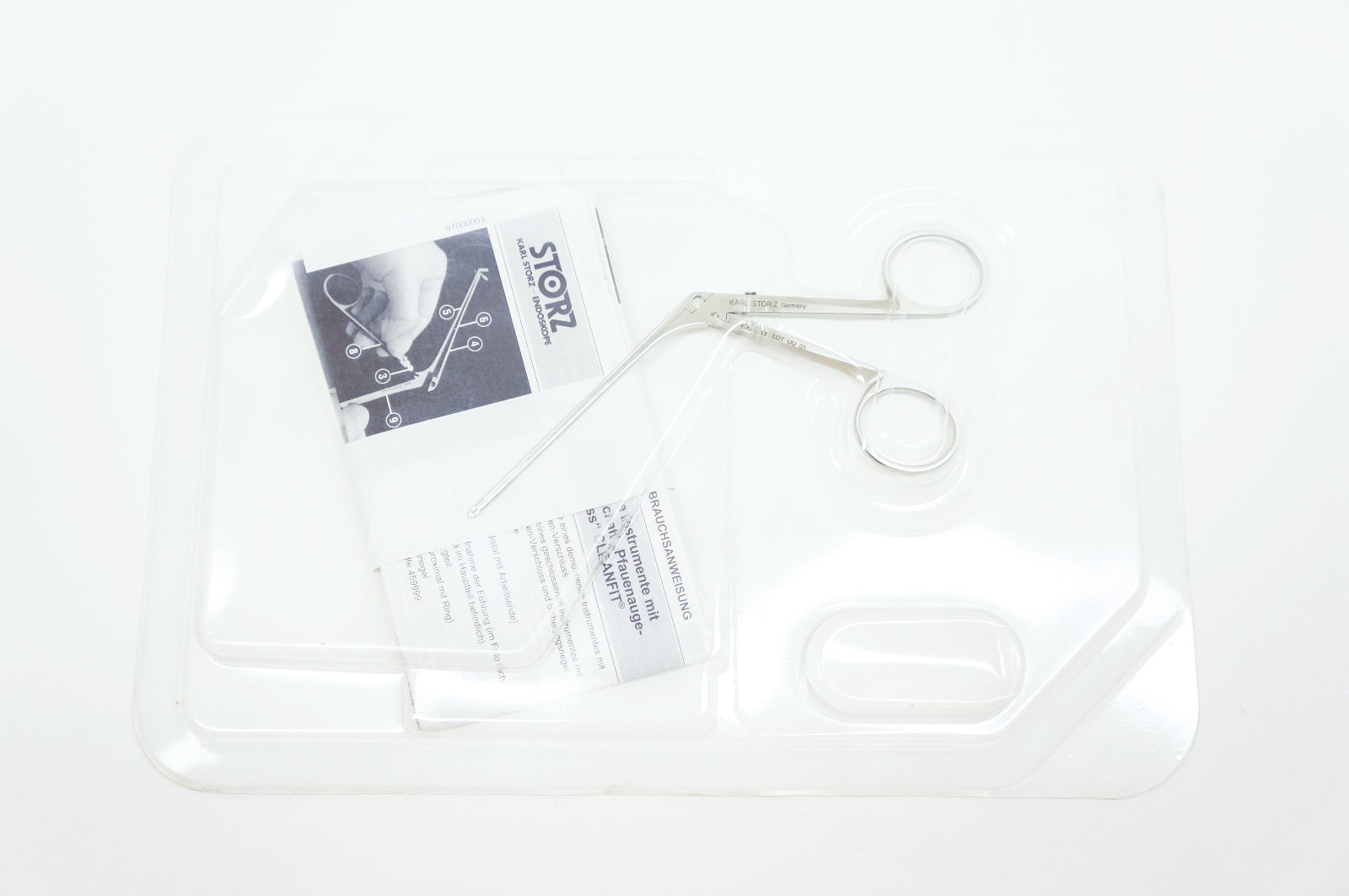 Karl Storz 221406 Wullstein Ear Forceps With Very Fine 0.6mm Oval Cup Jaws