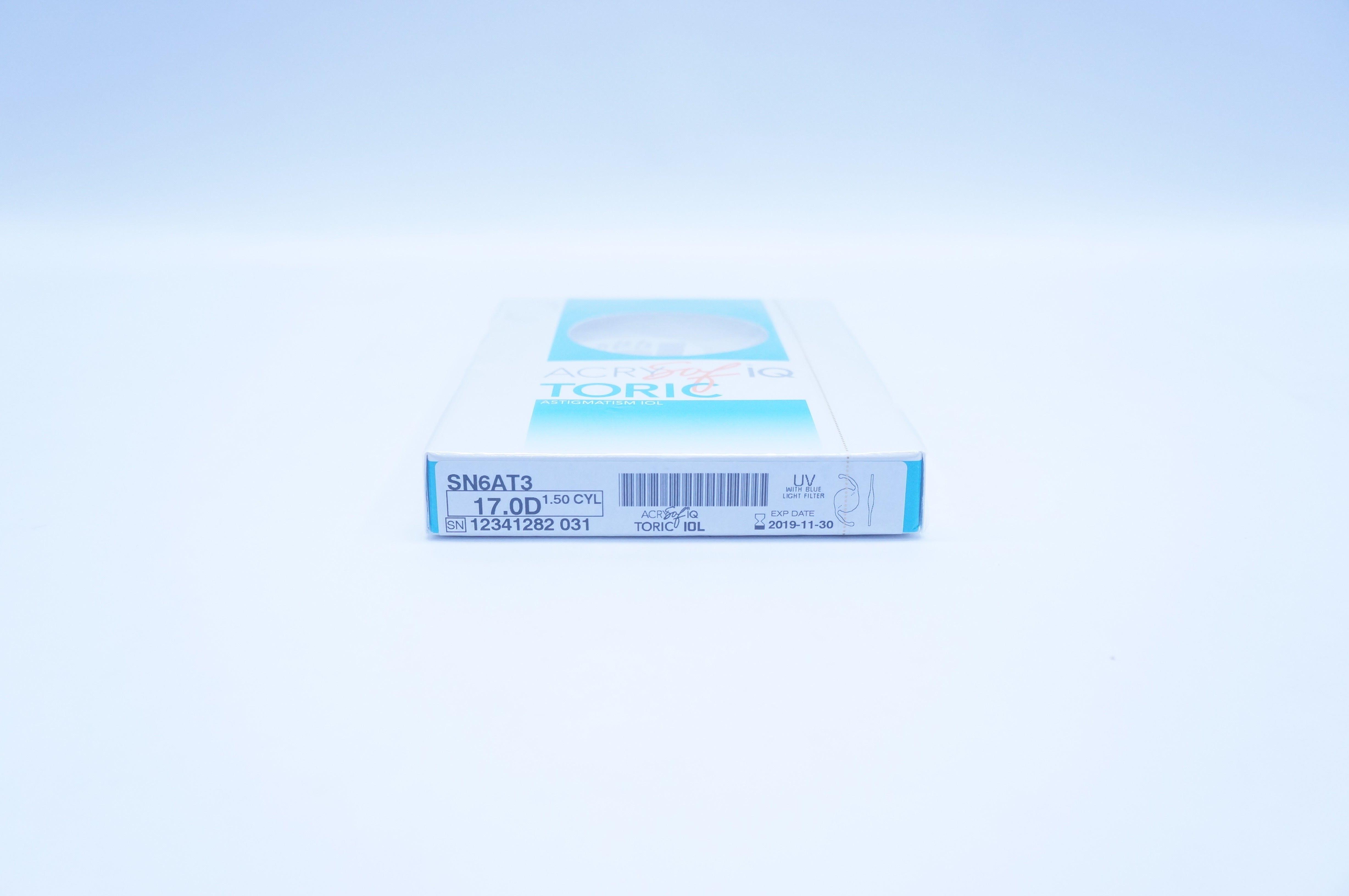 Alcon SN6AT3 ACRYSof IQ Toric Astigmatism IOL 17.0 D 1.50 Cylinder (x)