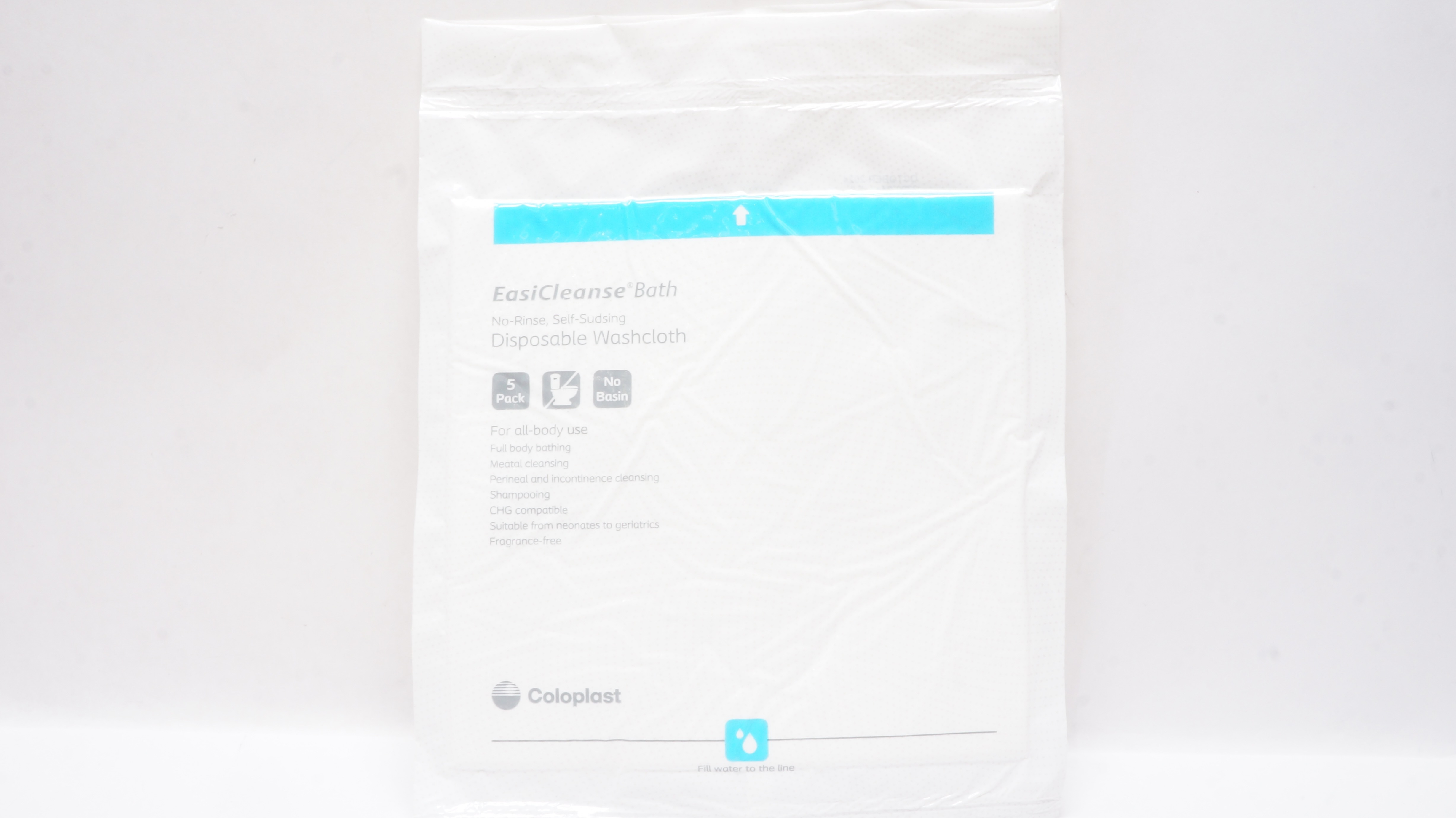 Coloplast 7056 EasiCleanse Bath Disposable Washcloth - Pack of 5