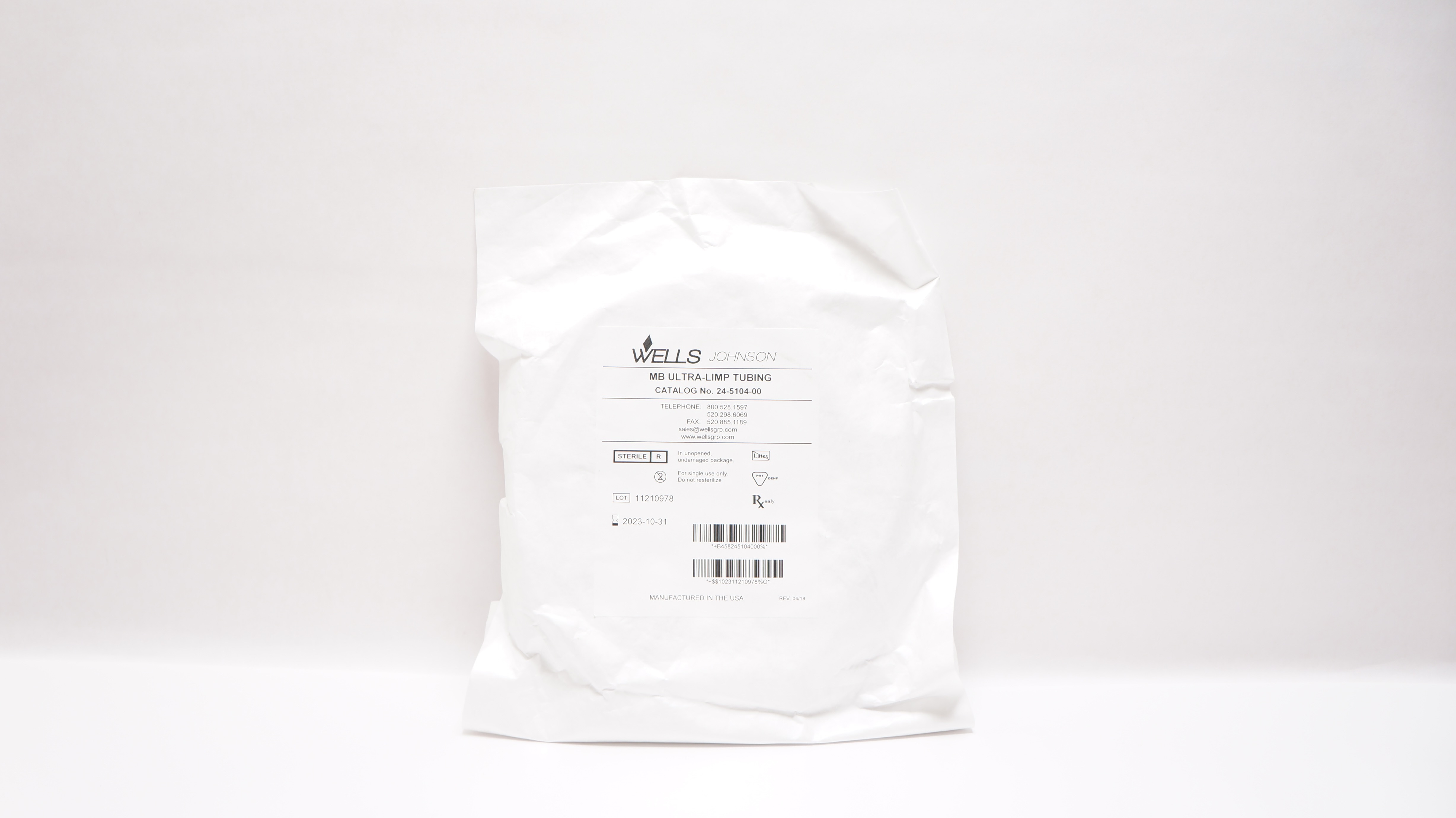 WELLS 24-5104-00 Johnson MB Ultra-Limp Tubing (x)