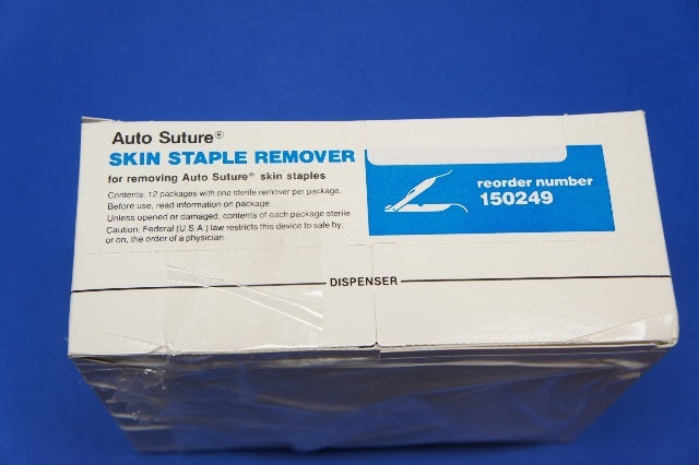 Auto Suture 150249 Skin Staple Removers ~ Pack of 12