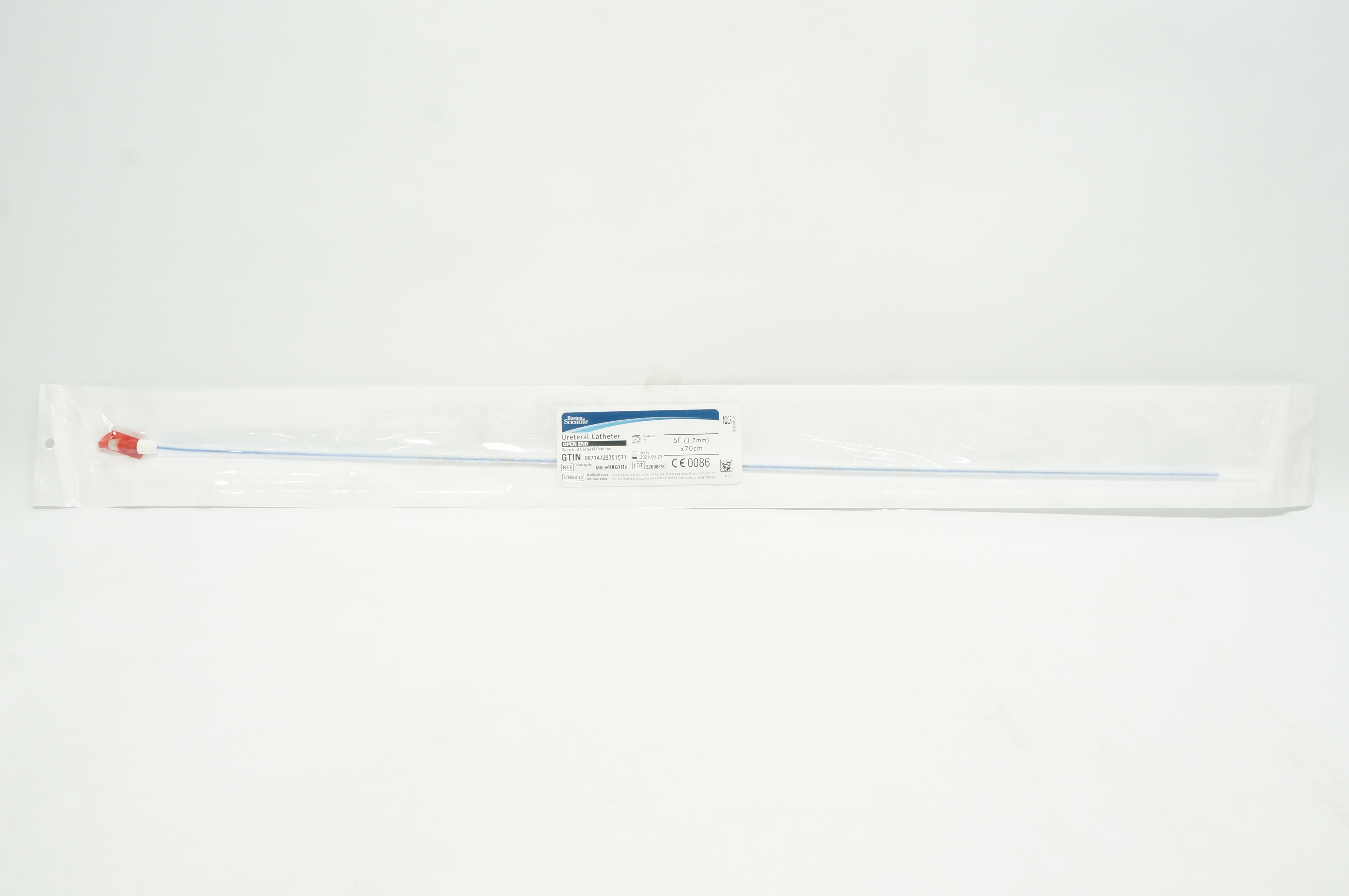 Boston Scientific 400201 Ureteral Cath. Open End 5F x 70cm