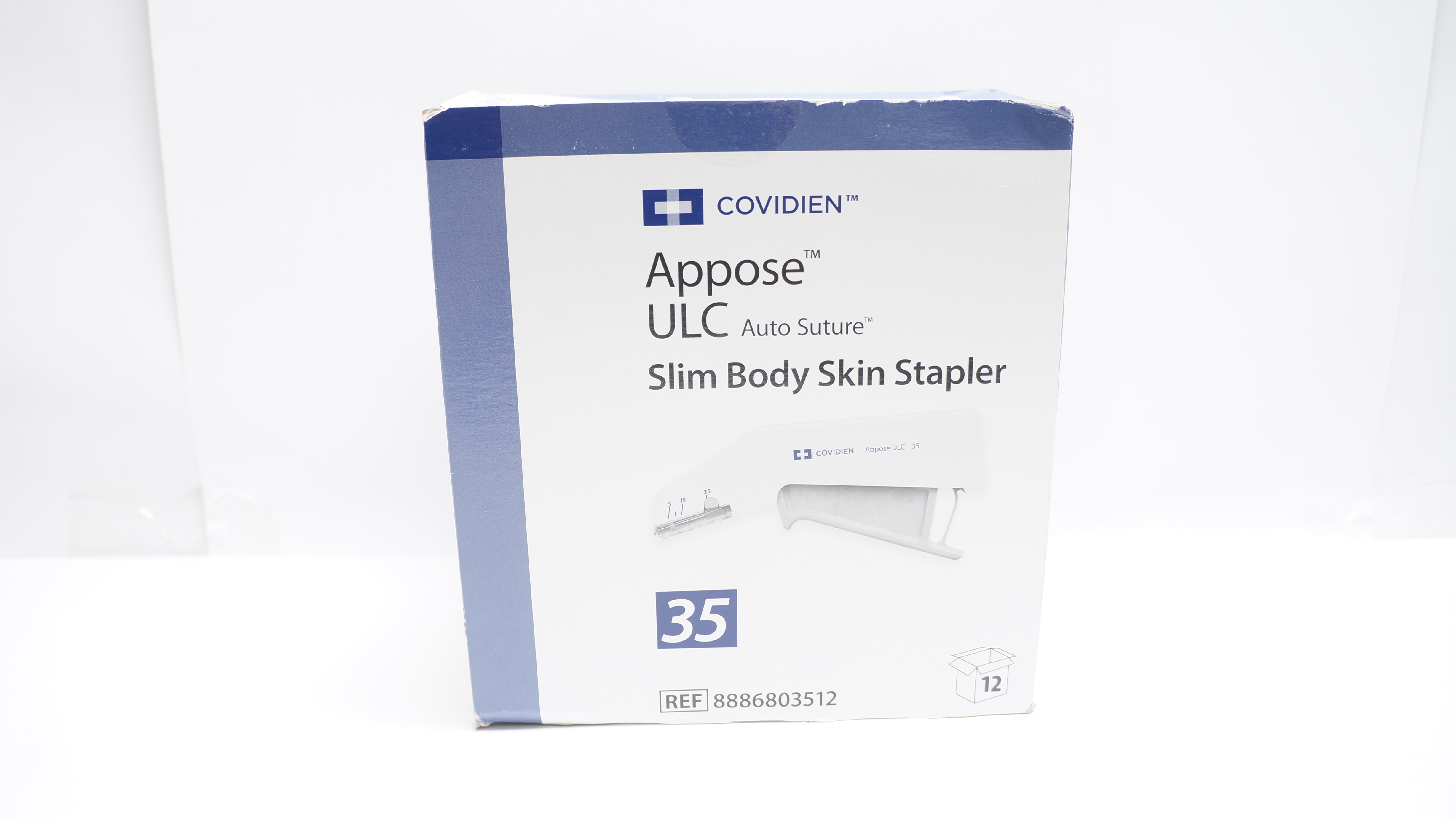 Covidien 8886803512 Appose ULC Slim Body Skin Stapler 35 (x) - Box of 12