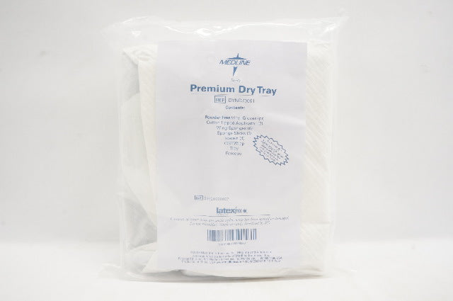 Medline DYND70661 Premium Dry Tray Powder Free Vinyl Gloves