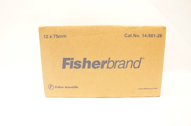 Fisherbrand 14-961-26 Culture Tubes, Disposable, 12 x 75mm - Case of 1000