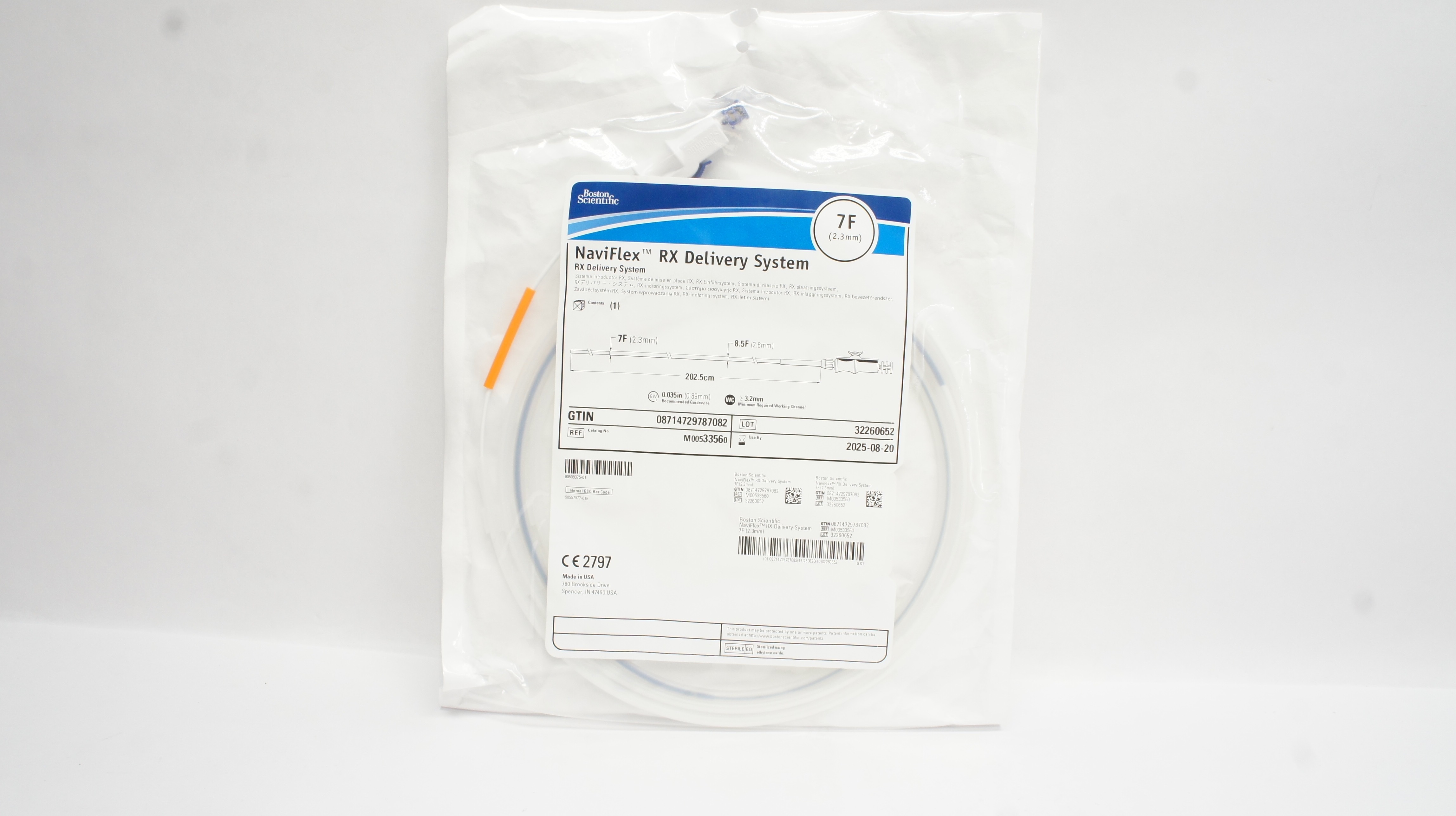 Boston Scientific 3356 NaviFlex RX Delivery System 7F