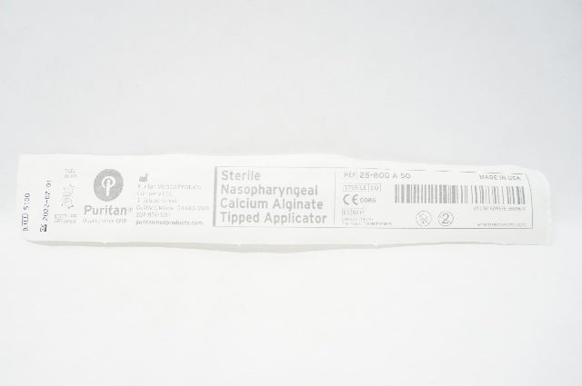 Puritan Medical 25-800-A 50 nasopharyngeal Calcium Alginate Tipped Applicator(x)
