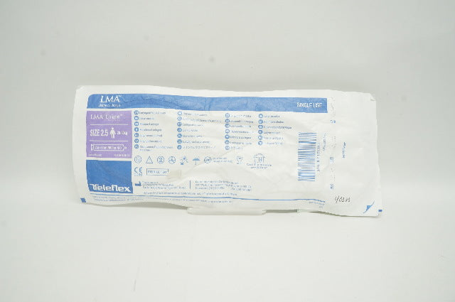Teleflex 125025 LMA Unique Laryngeal Mask Airway Size 2.5 20-30kg <14 mL/60cm(x)