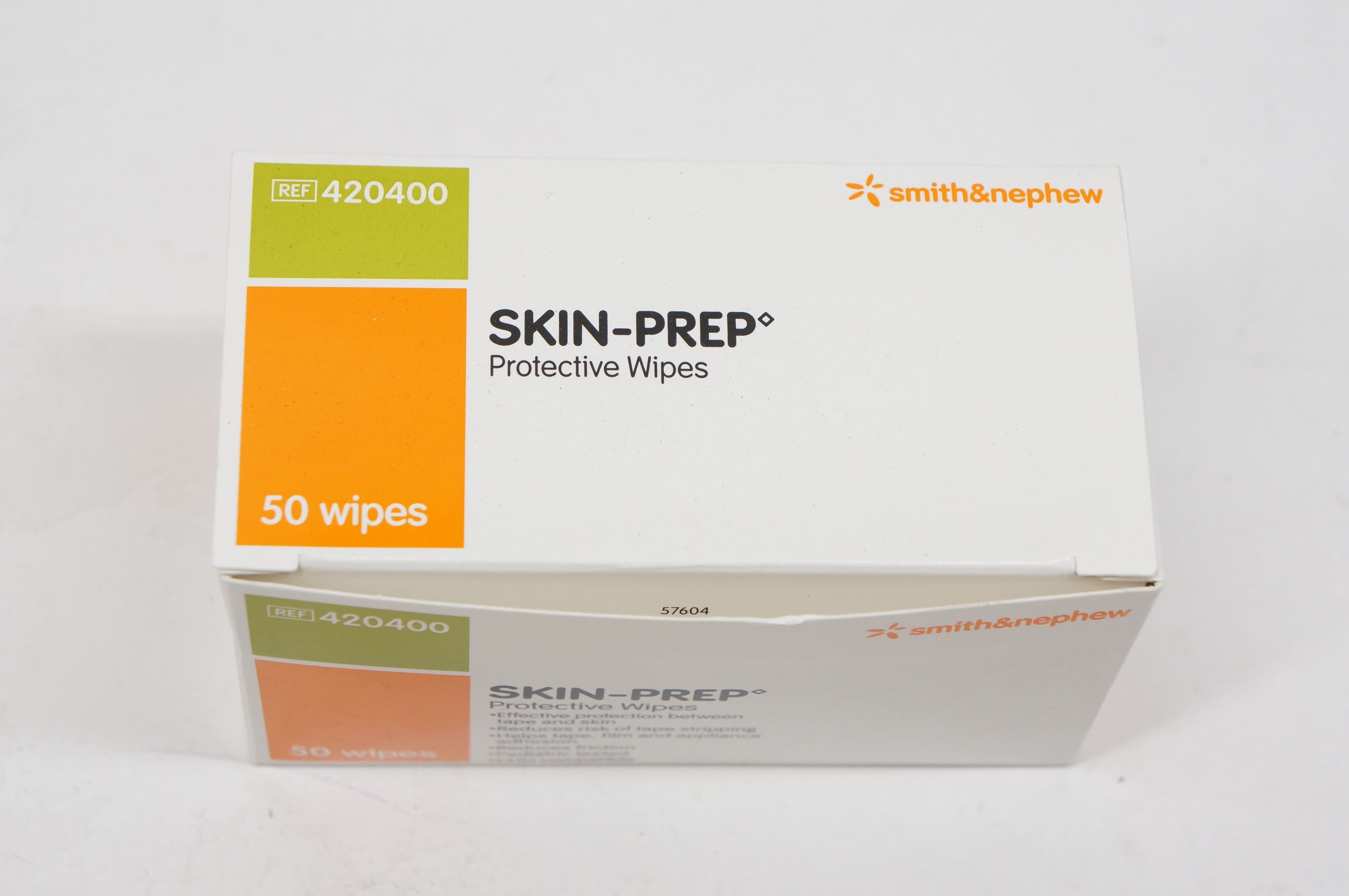 Smith&Nephew 420400 SKIN-PREP Protective Wipes (x) - Box of 50