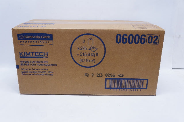 Kimberly-Clark 0600602 KIMTECH Wipers For Solvants 515.6 sq ft