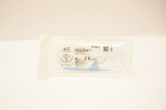 Ethicon 8831 4-0 PROLENE Polypropylene Stre SH 26mm 1/2c Taperpoint, 30inch