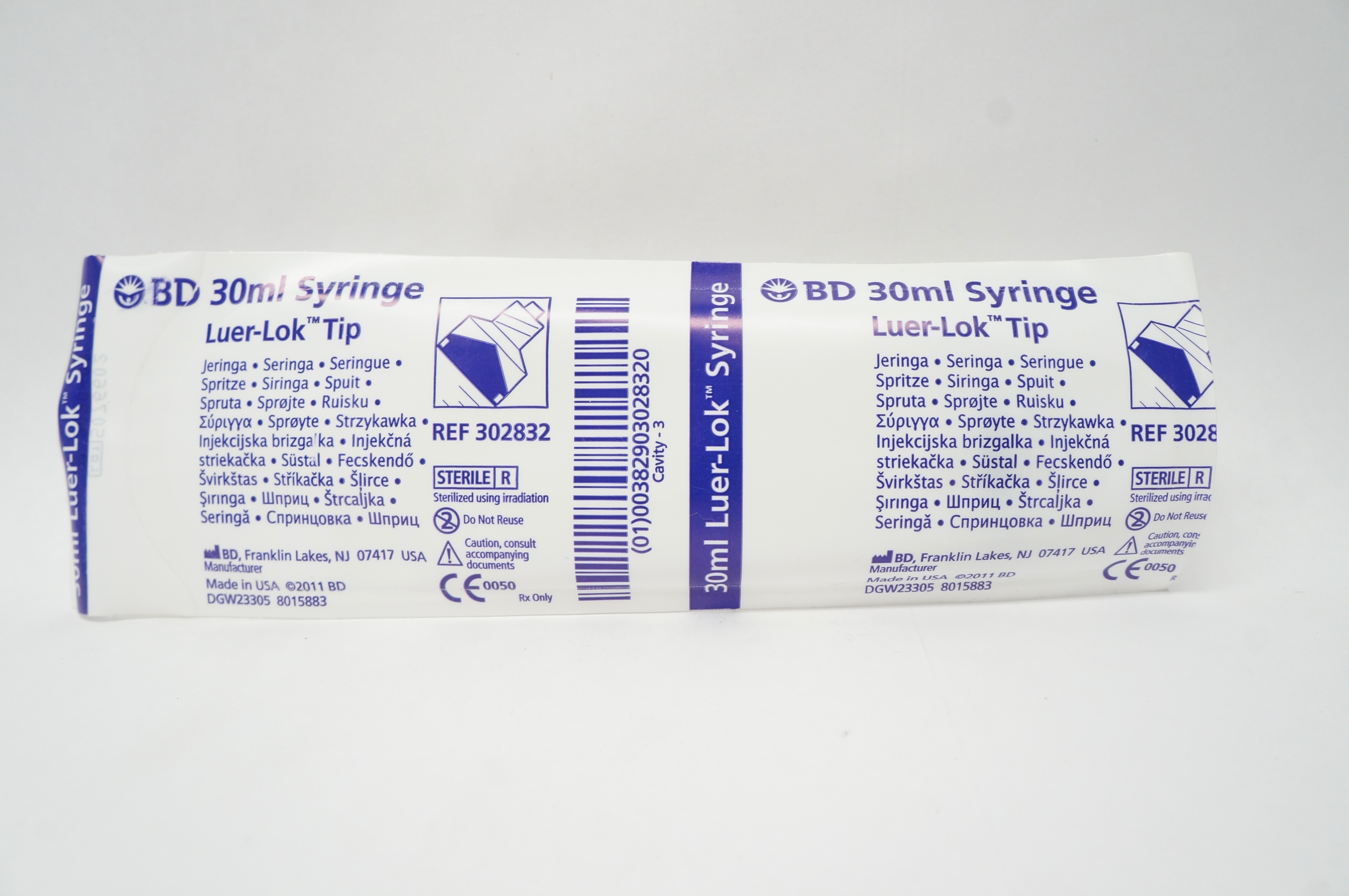 BD 302832 Luer-Lok Tip Syringe 30ml (x)