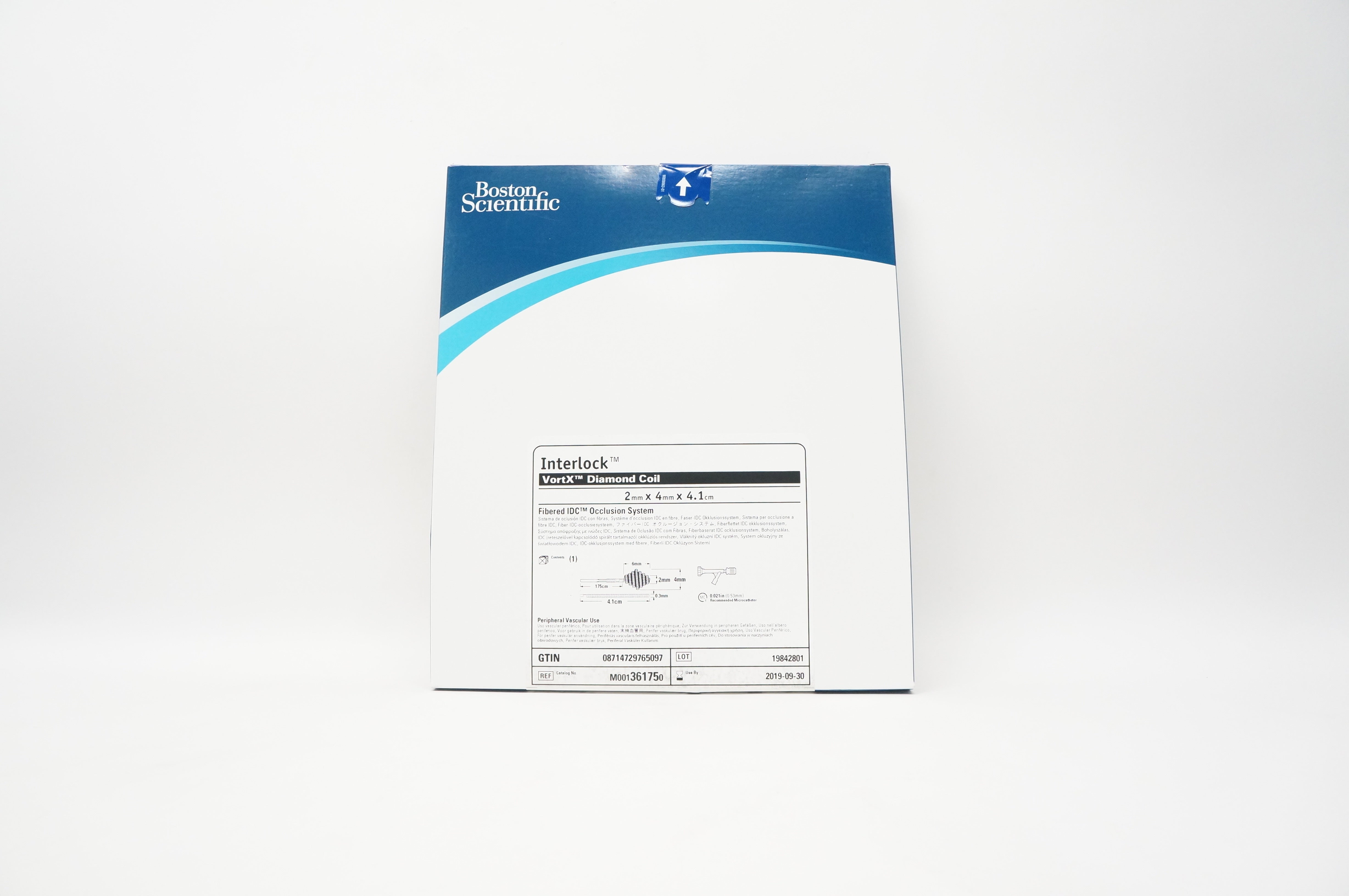 Boston Scientific M001361750 Interlock Occlusion System 2mm x 4mm x 4.1cm (x)