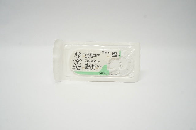 Ethicon 698 Ethilon 5-0 Prime Ndle P-3 13mm 3/8c Reverse Cutting 18In (x)