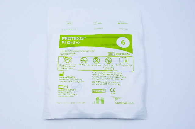 Cardinal Health 2D73ET60 PROTEXIS Pl Ortho Sterile Polysoprene Surgical Gloves 6