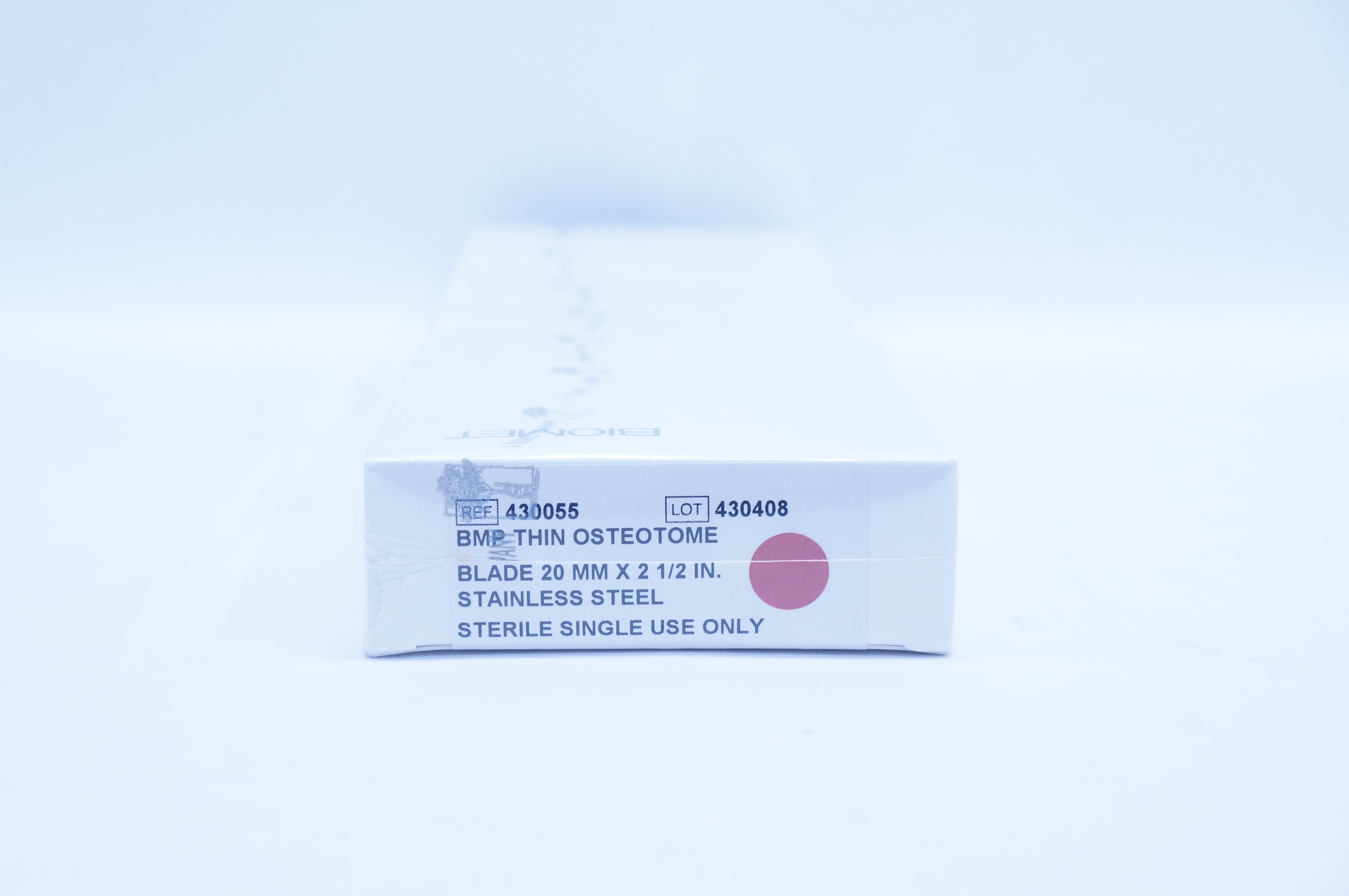 Biomet 430055 BMP Thin Osteotome, Blade 20mm x 2-1/2inch (x)