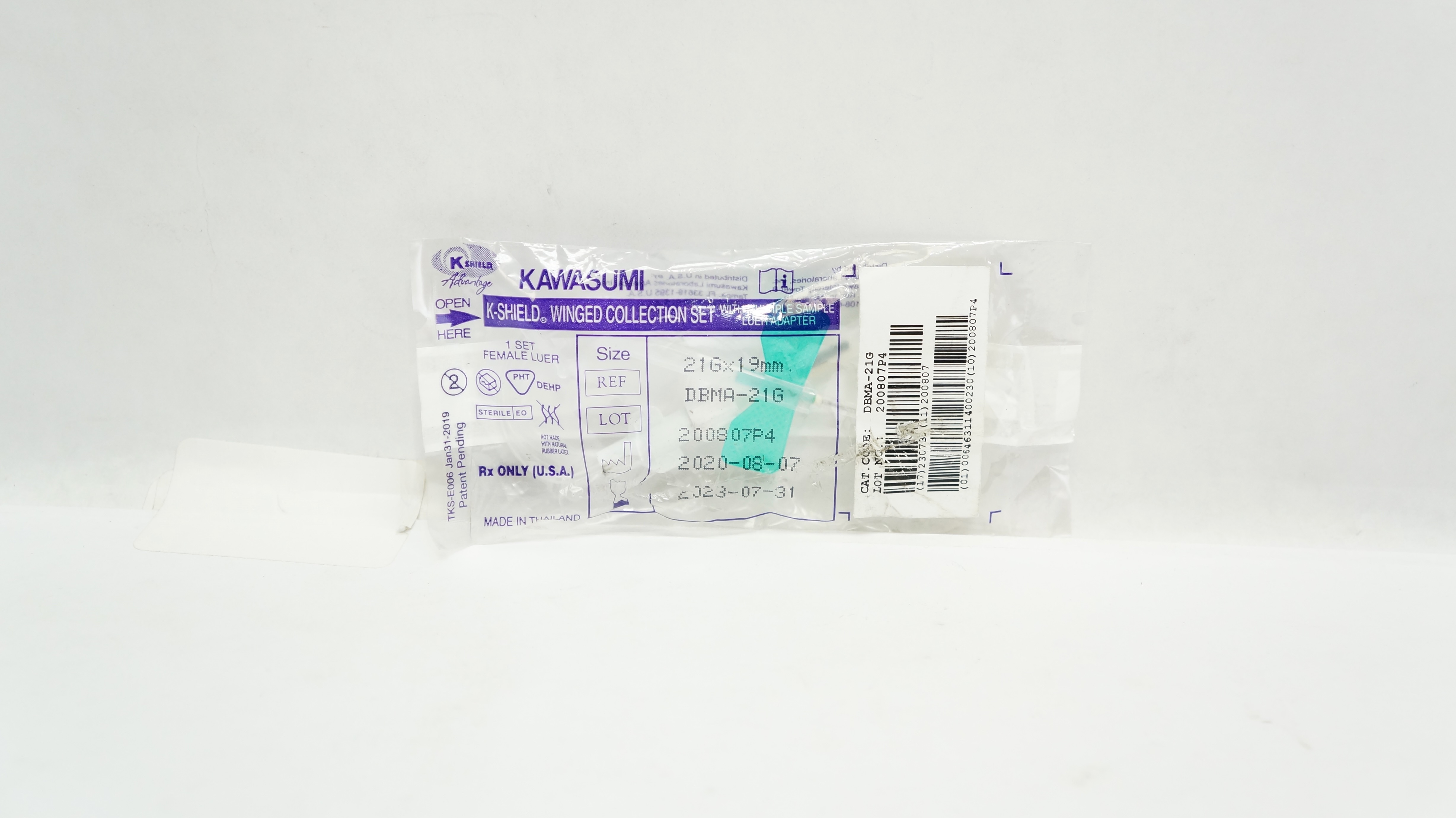 Kawasumi DBMA-21G K-Shield Advantage Winged Collection Set 21G x 19mm