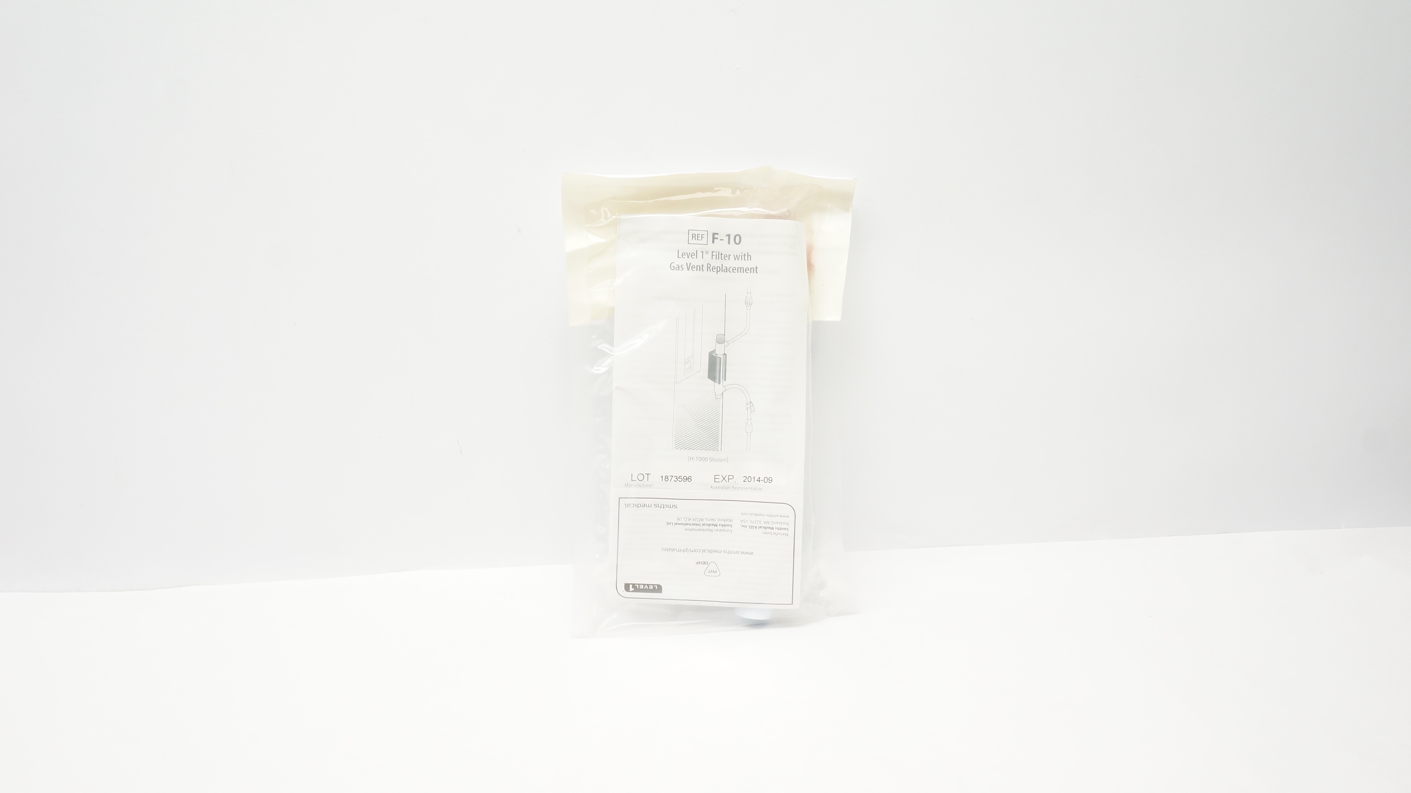 Smiths Medical F-10 Level 1 Filter With Gas Vent Replacement (x)