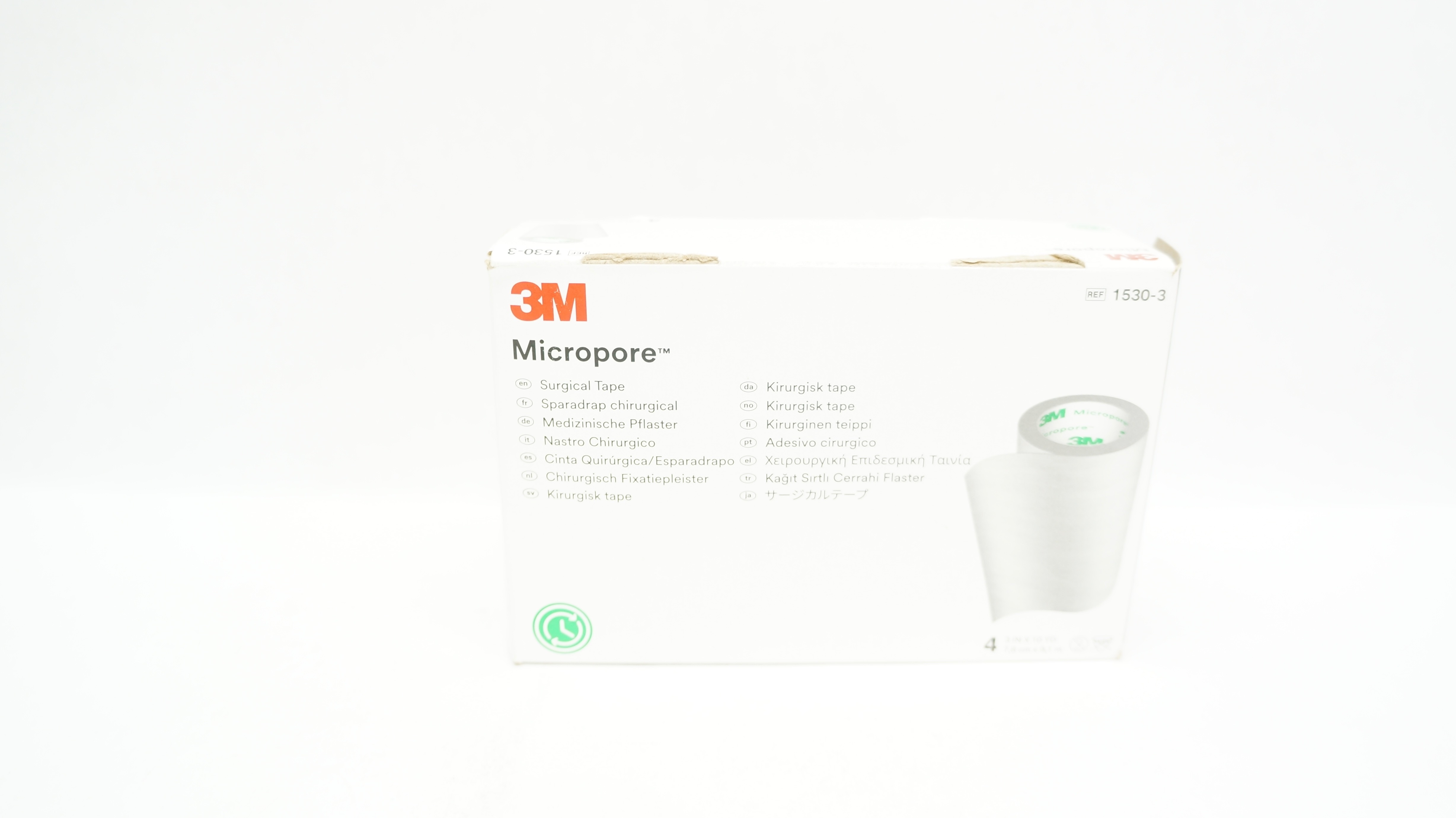 3M 1530-3 Micropore Surgical Tape Hypoallergenic 3inch x 10yd - Box of 4