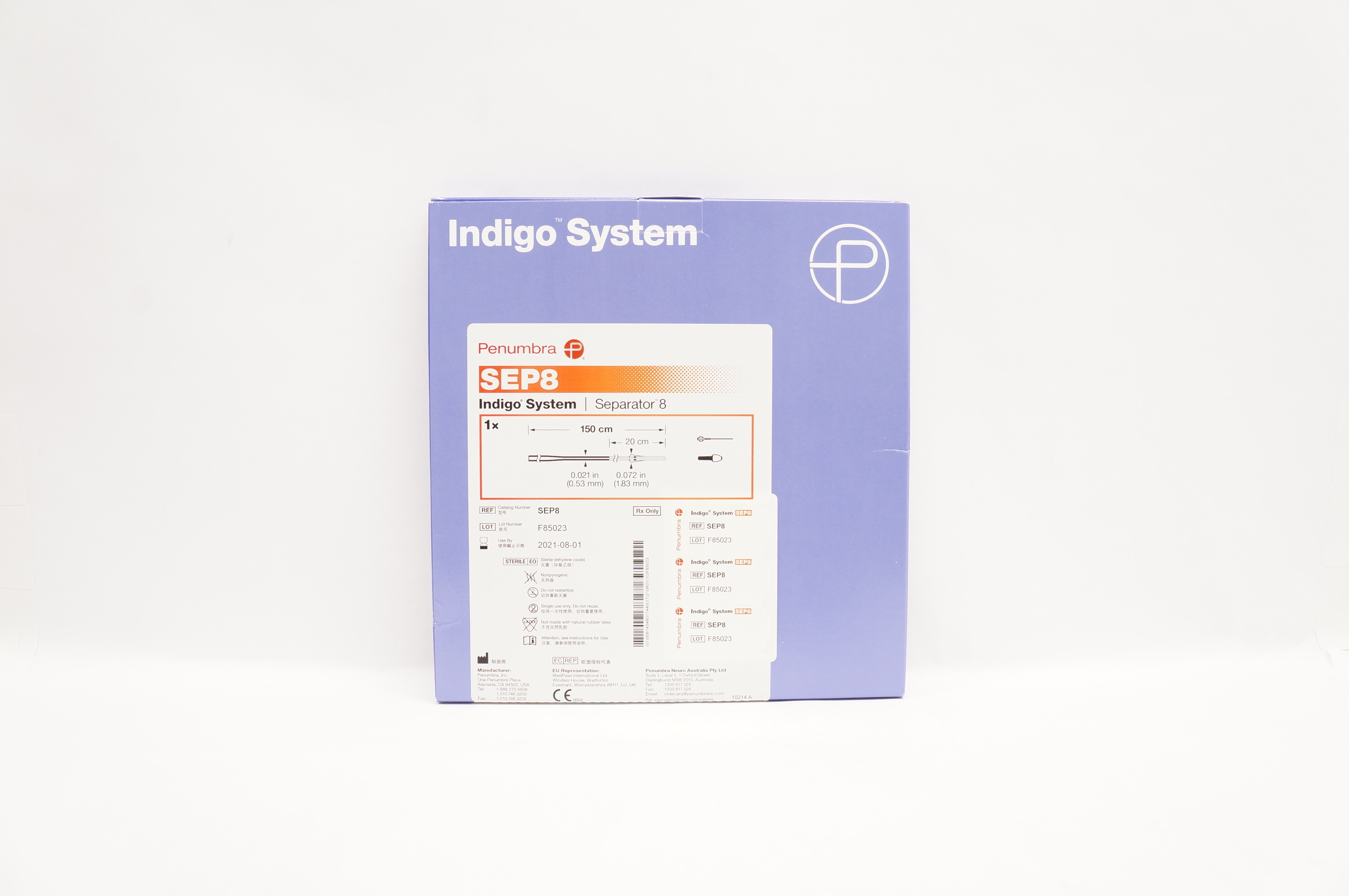 Penumbra SEP8 Indigo System Separator 8 150cm x 0.021inch (x)