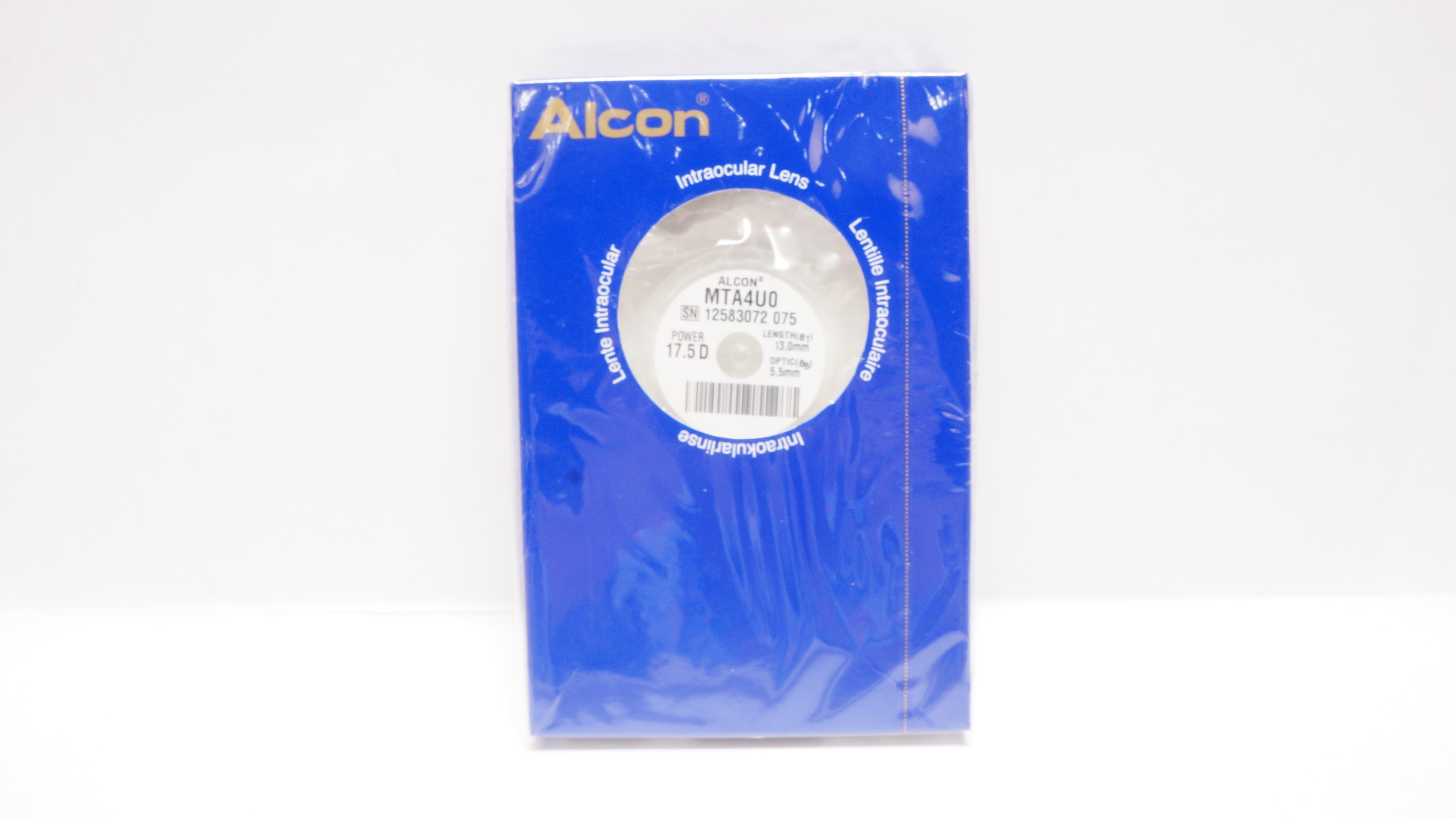 Alcon MTA4UO Intraocular Lens 17.5D, 13.0 x 5.5mm (x)