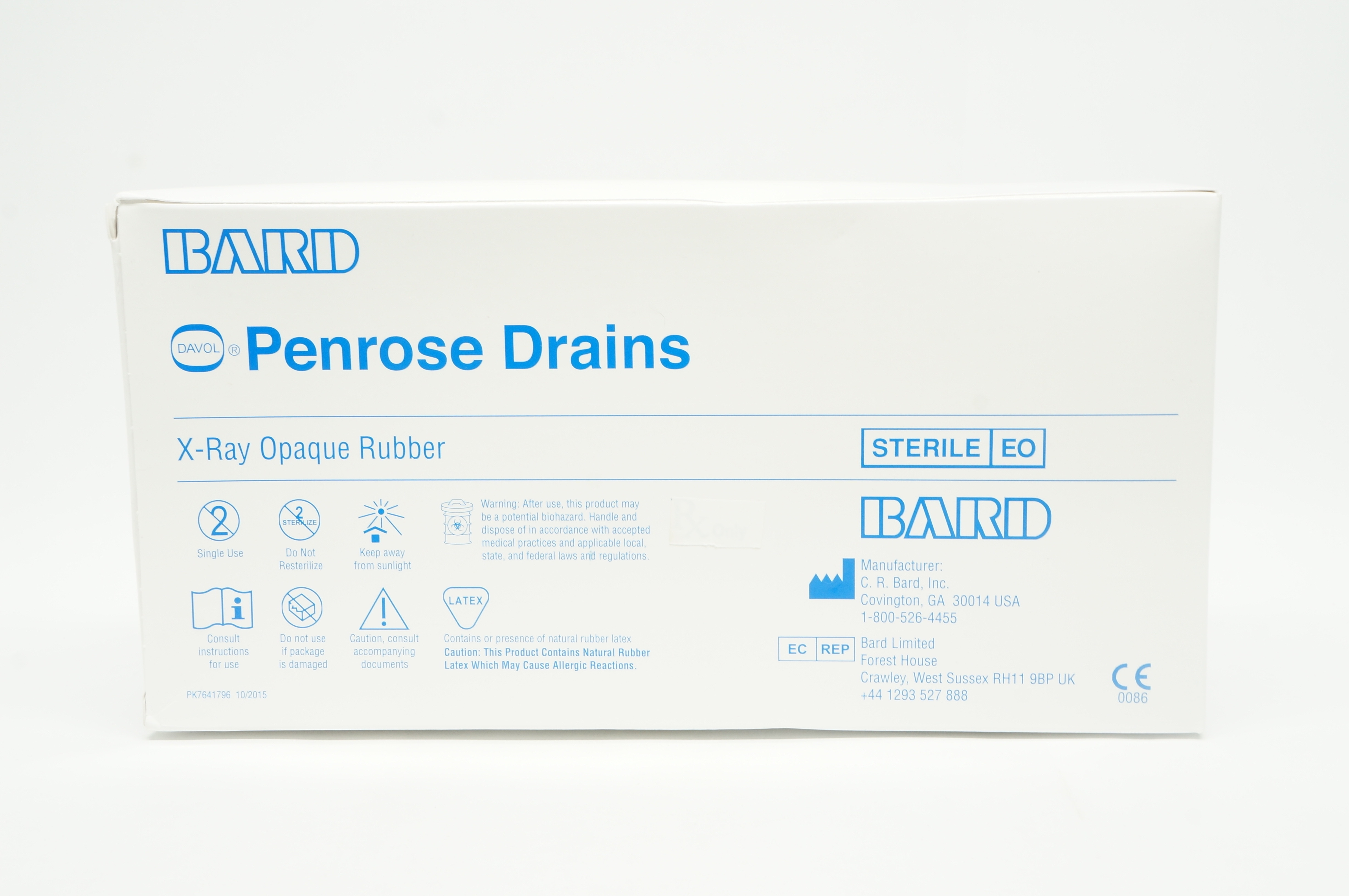 Bard 0918010 Davol Penrose Drain 18in./457.20mm, 1/4inch I.D. - Box of 50