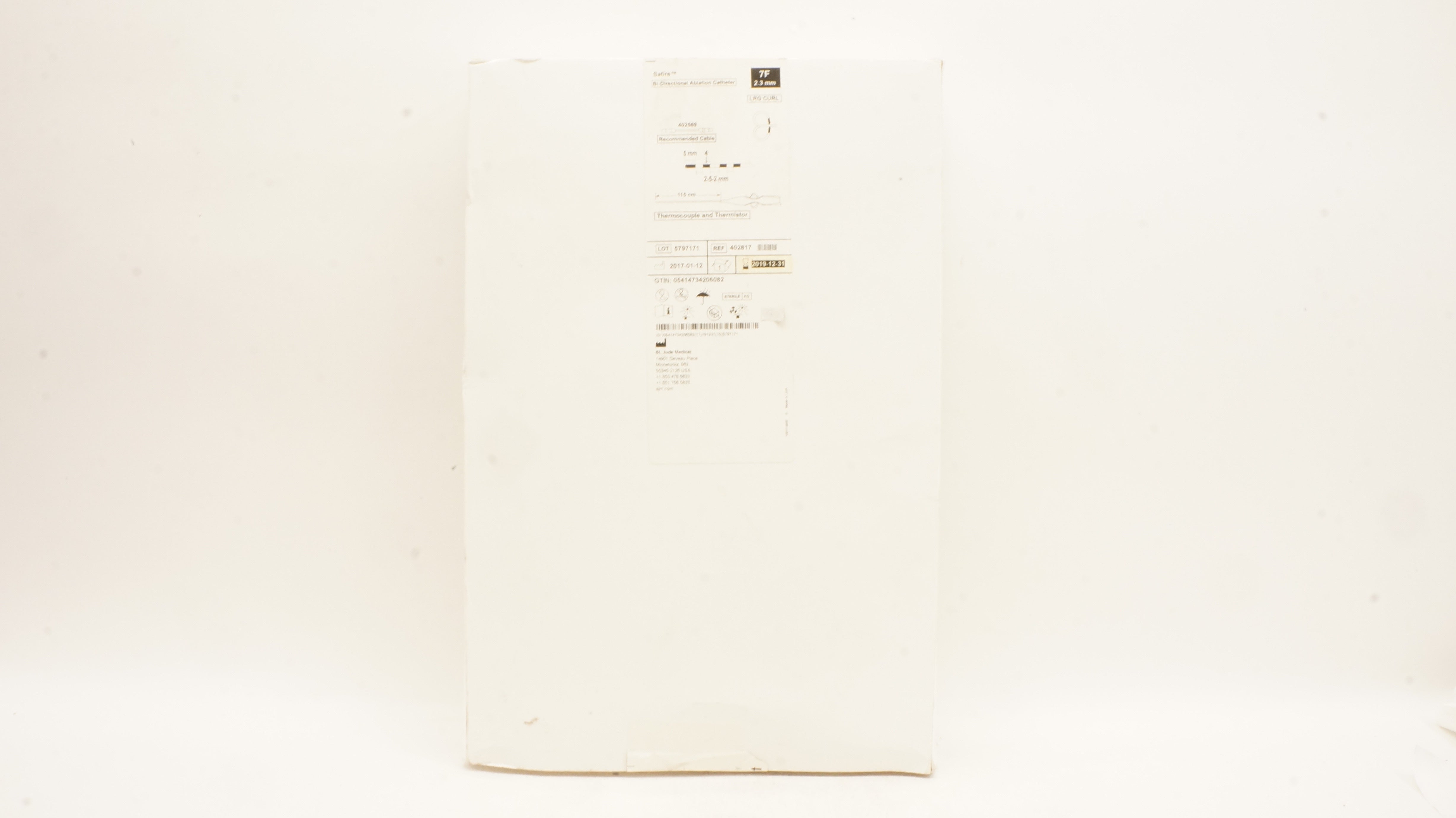St. Jude Medical 402817 Safire Bi-Directional Ablation Cath. 7F (x)