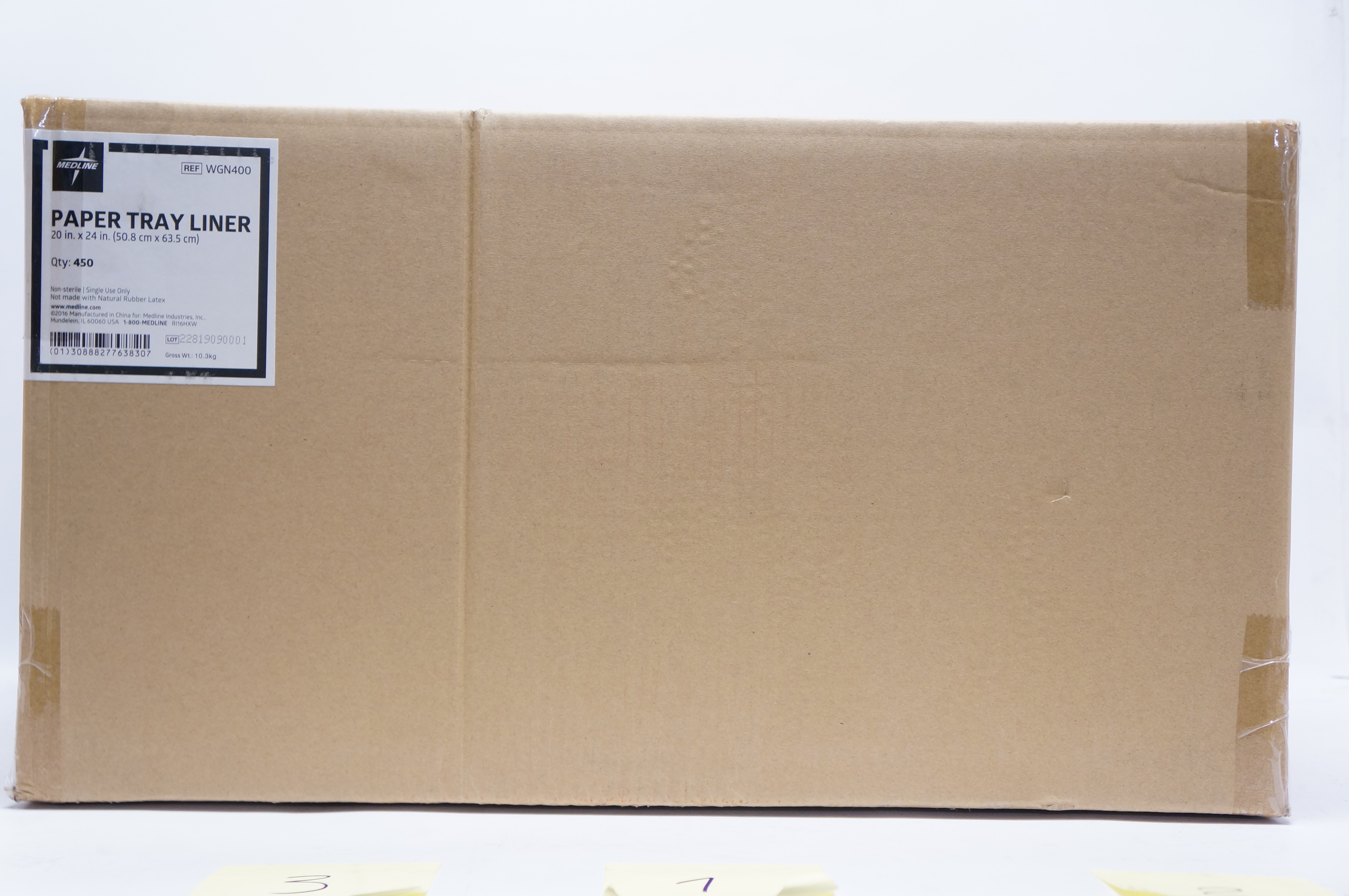 Medline WGN400 Paper Tray Liner 20inch x 24inch - Box of 450