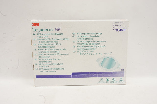 3M 9546HP HP Transparent Film Dressing Frame Style 4inch x 4inch - Box of 50