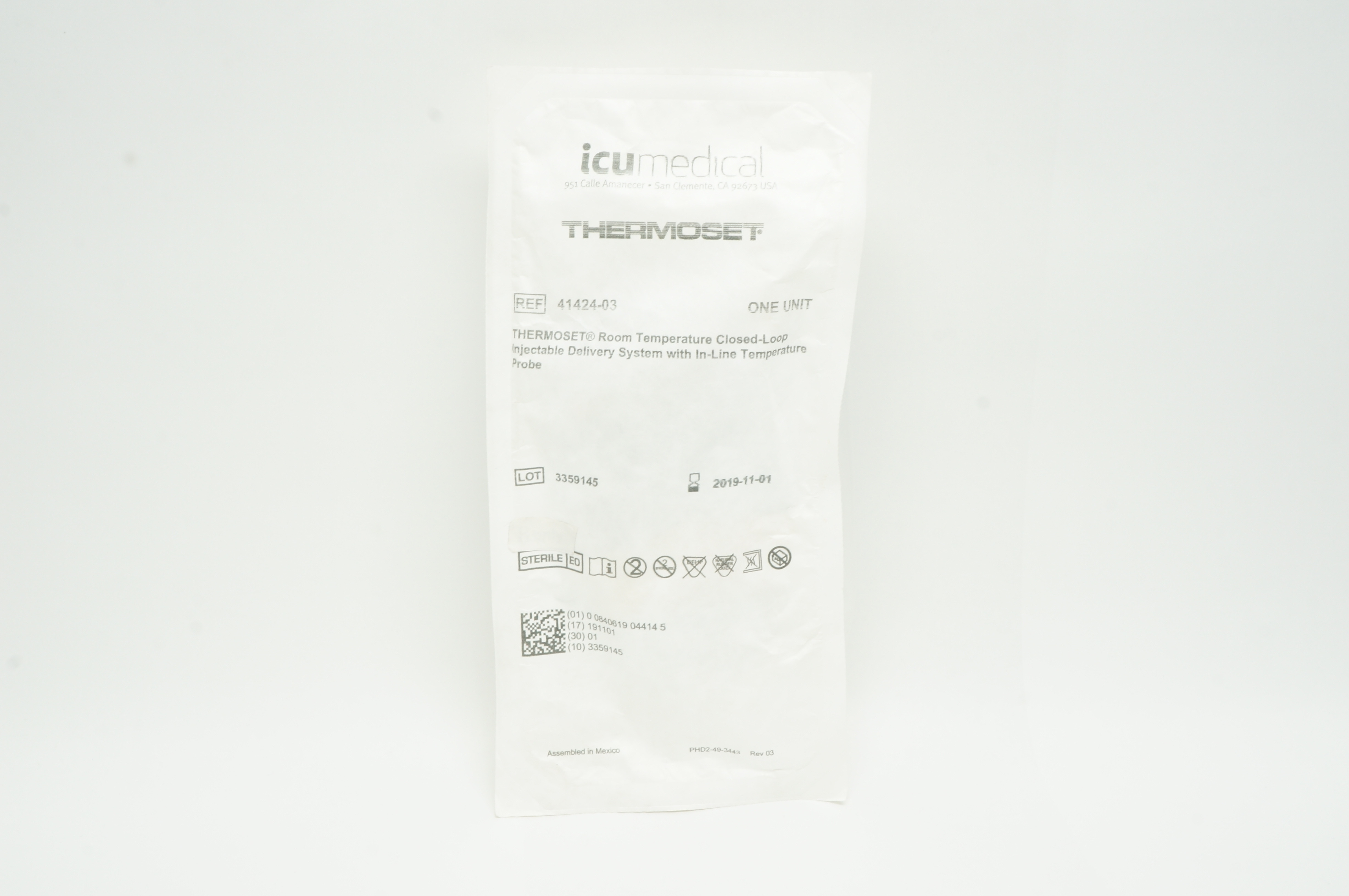 ICU Medical 41424-03 Room Temperature Closed-Loop Injectable Delivery System (x)