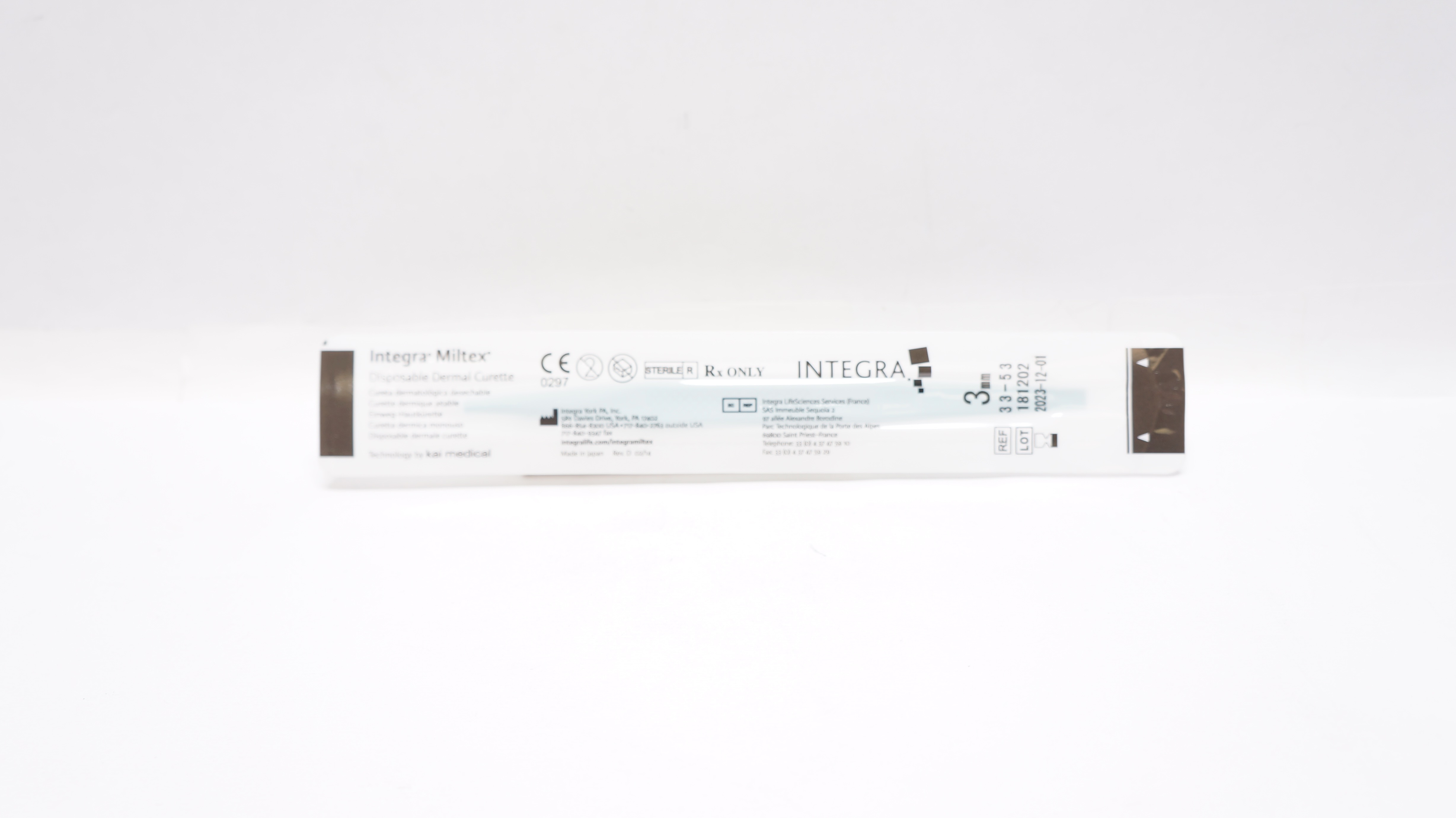 Integra 33-53 Integra Miltex Disposable Dermal Curette