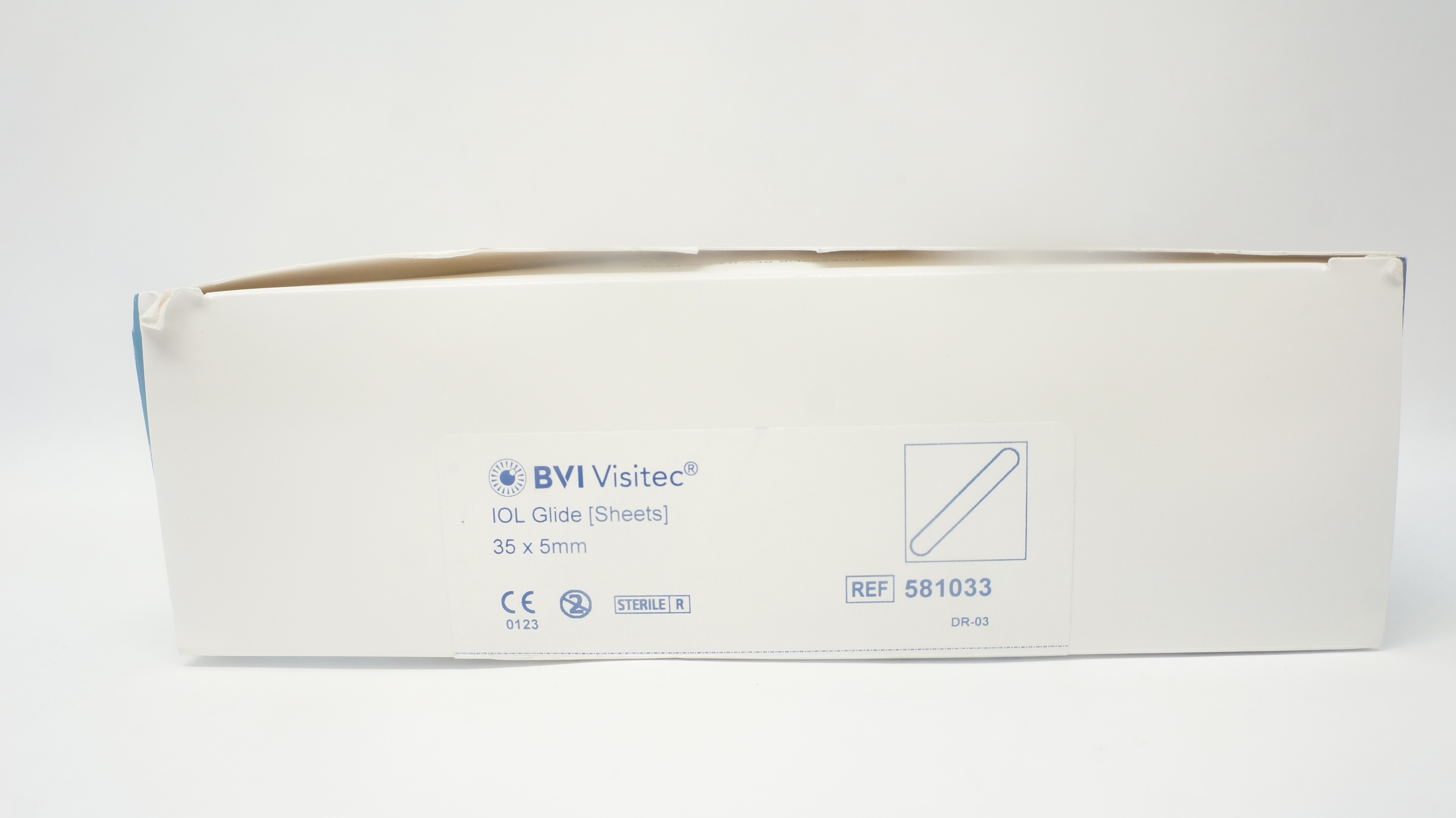 BVI 581033 Visitec IOL Glide Sheets 35 x 5mm - Box of 50