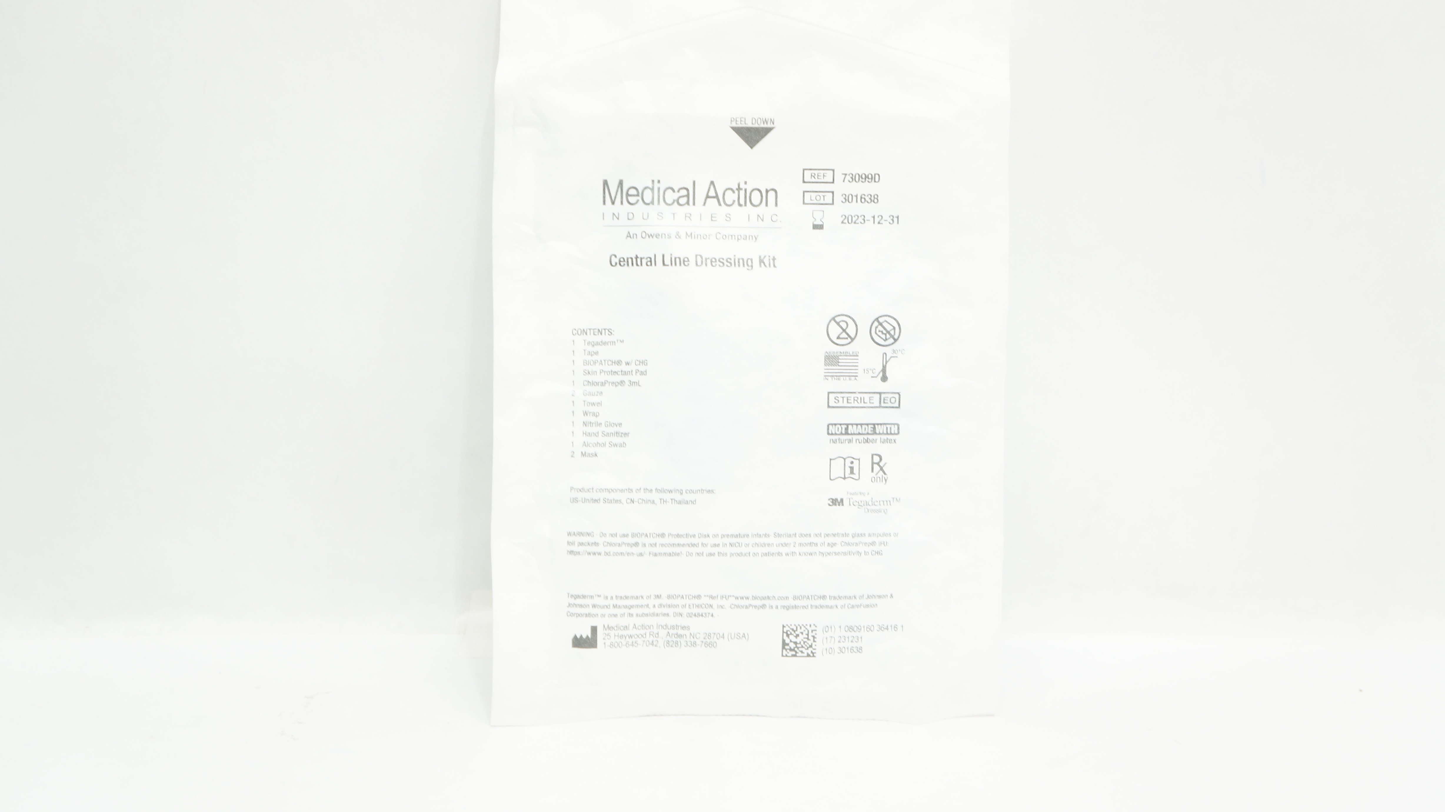 Medical Action 73099D Central Line Dressing Kit