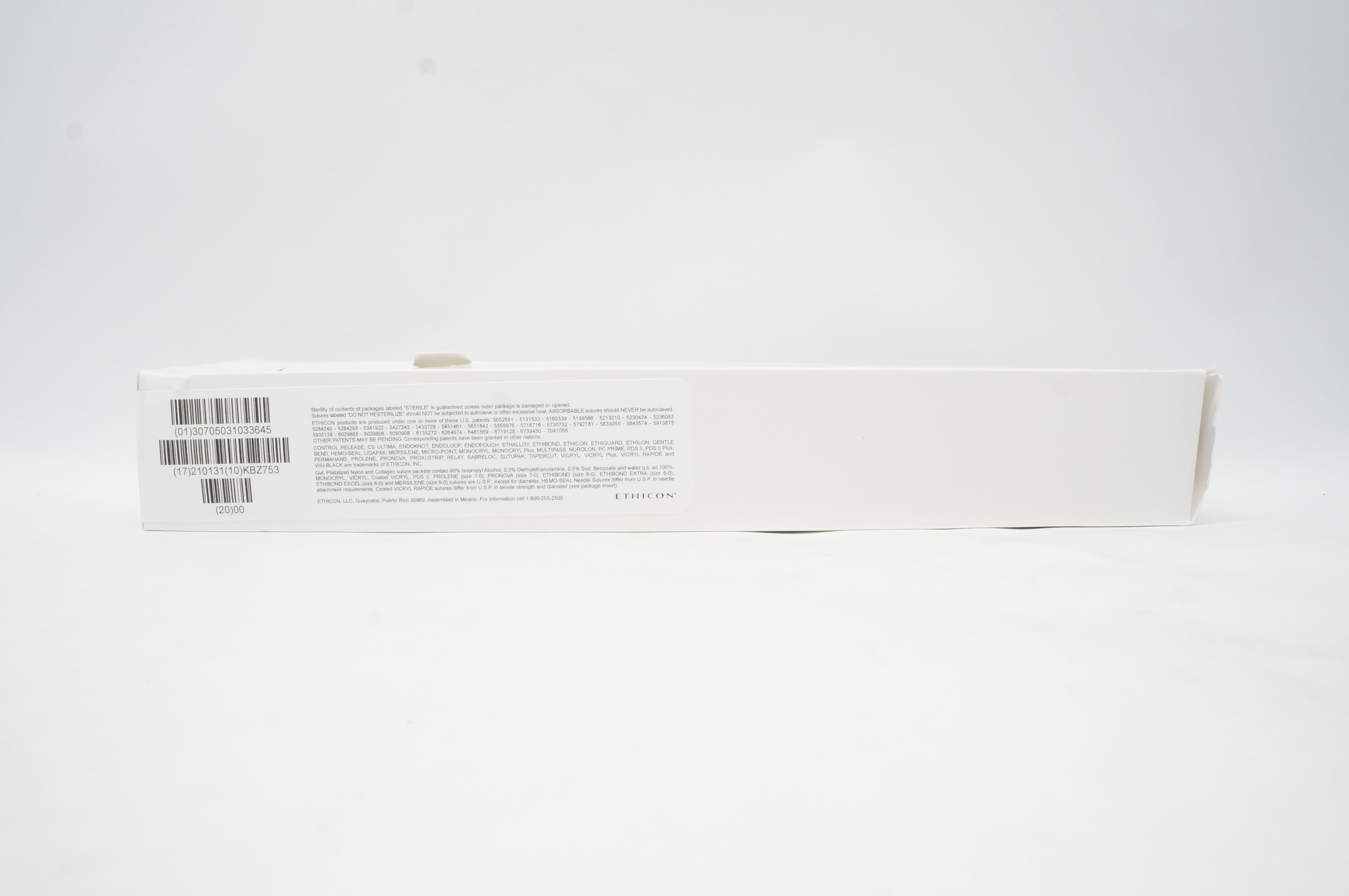 Ethicon D9579 Prolene Suture Blue Monofilament 7-0 x 60cm TF-6 (x) - Box of 11