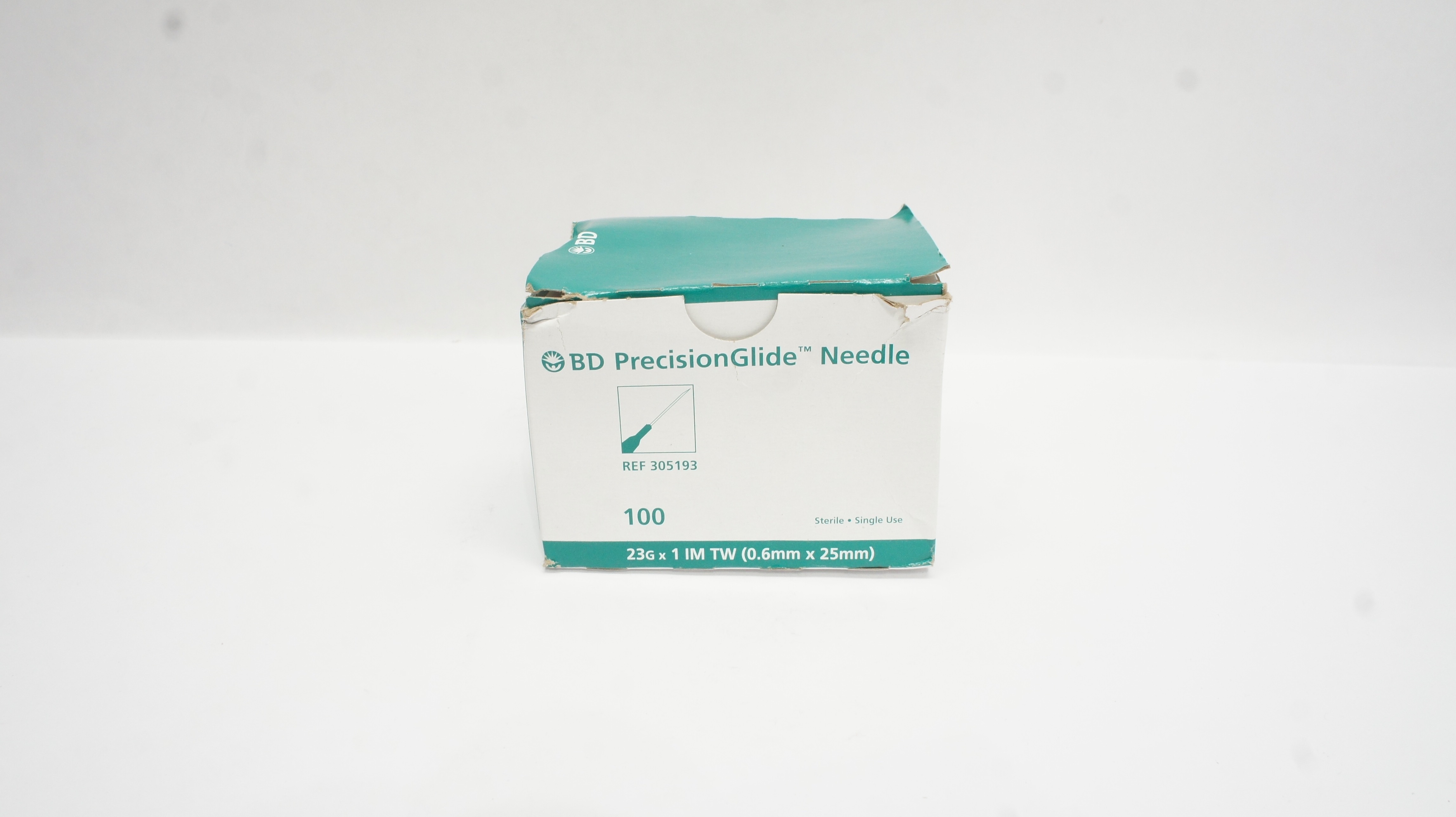 BD 305193 PrecisionGlide Ndle 23G x 1IM TW - Box of 100