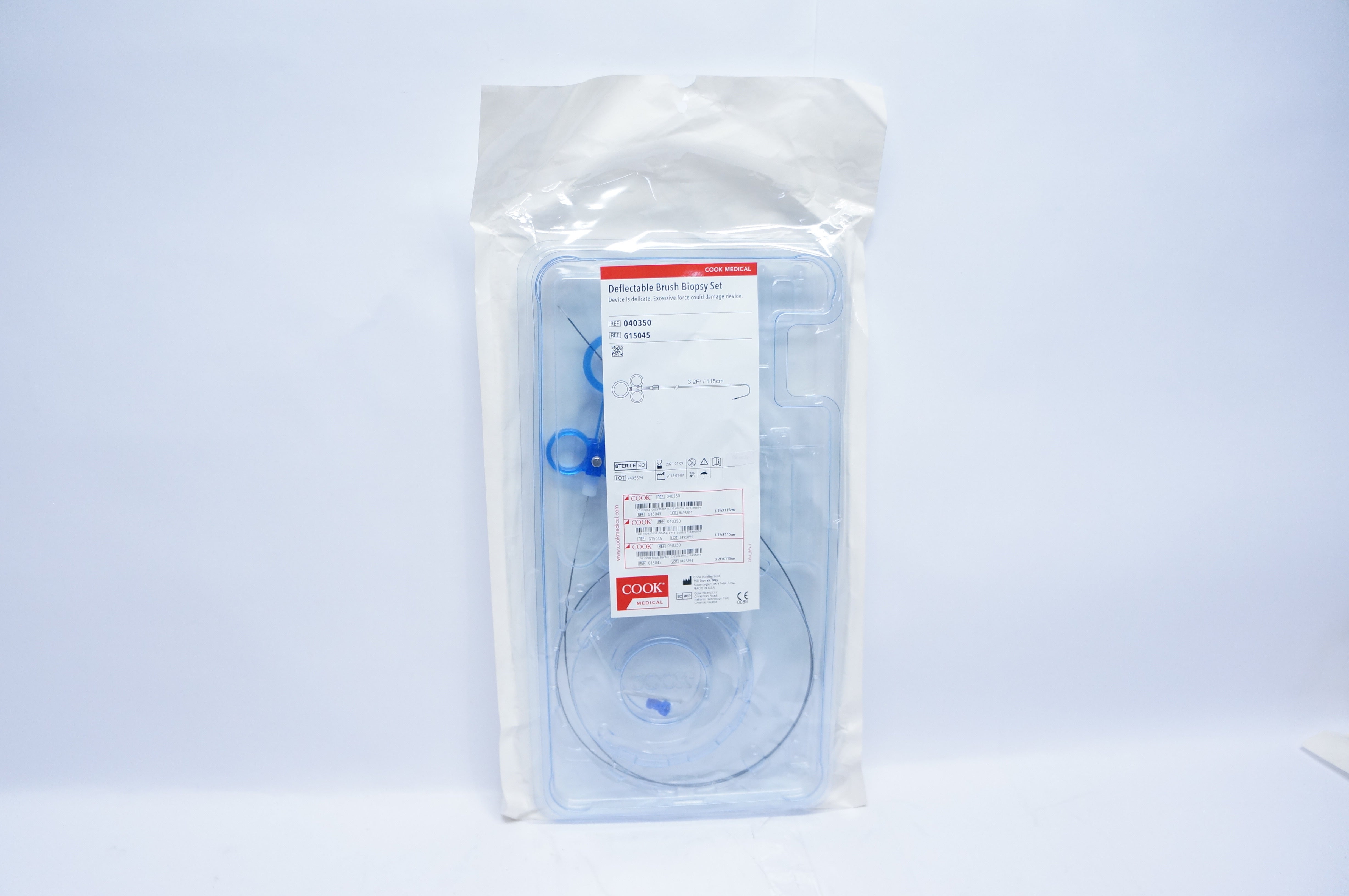 Cook Medical 040350 Defectable Brush Biopsy Set 3.2Fr