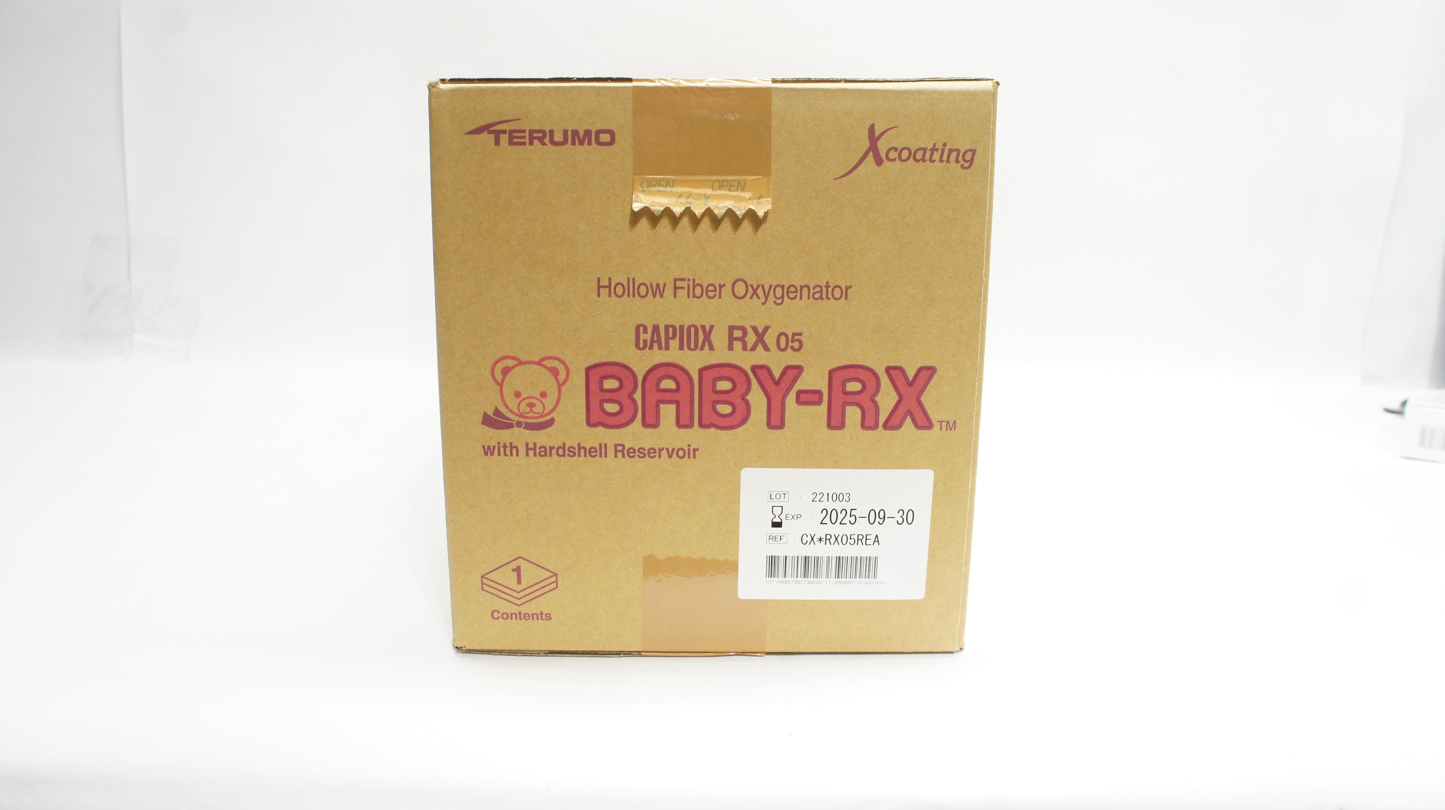 Trumo CX*RX05REA Coating Hollow FIber Oxygenator Casios RX 05 Baby-RX