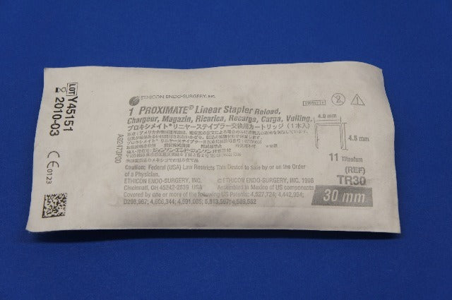 Ethicon TR30 1 PROXIMATE Linear Stapler Reload, Chargeur, 30mm (x)