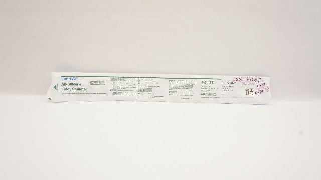 Bard 176822 Lubri-Sil All-Silicone Foley Cath. Lubricious Coated 22Fr. 30cc (x)