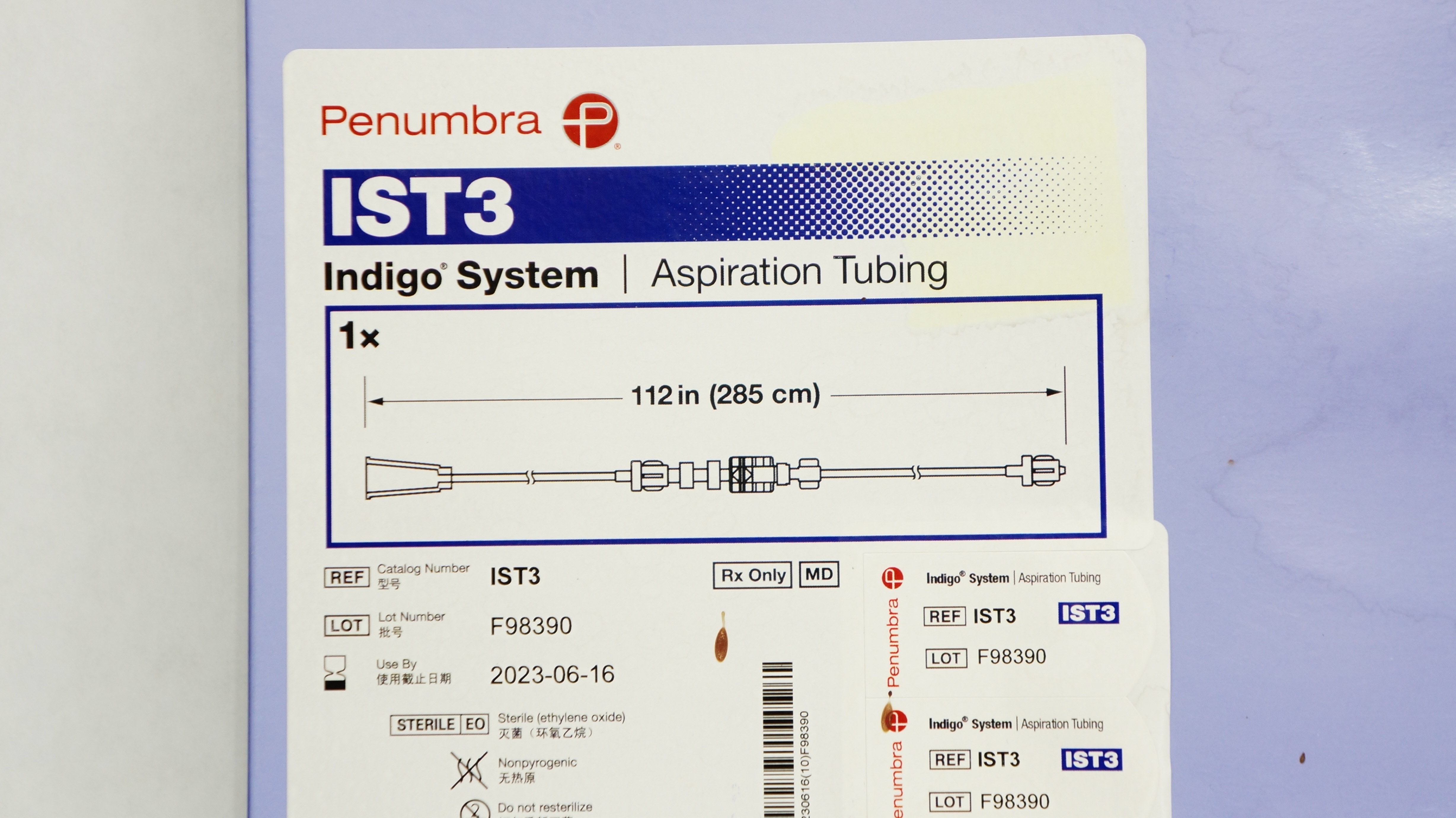 Penumbra IST3 Indigo System Aspiration Tubing 112inch (x)