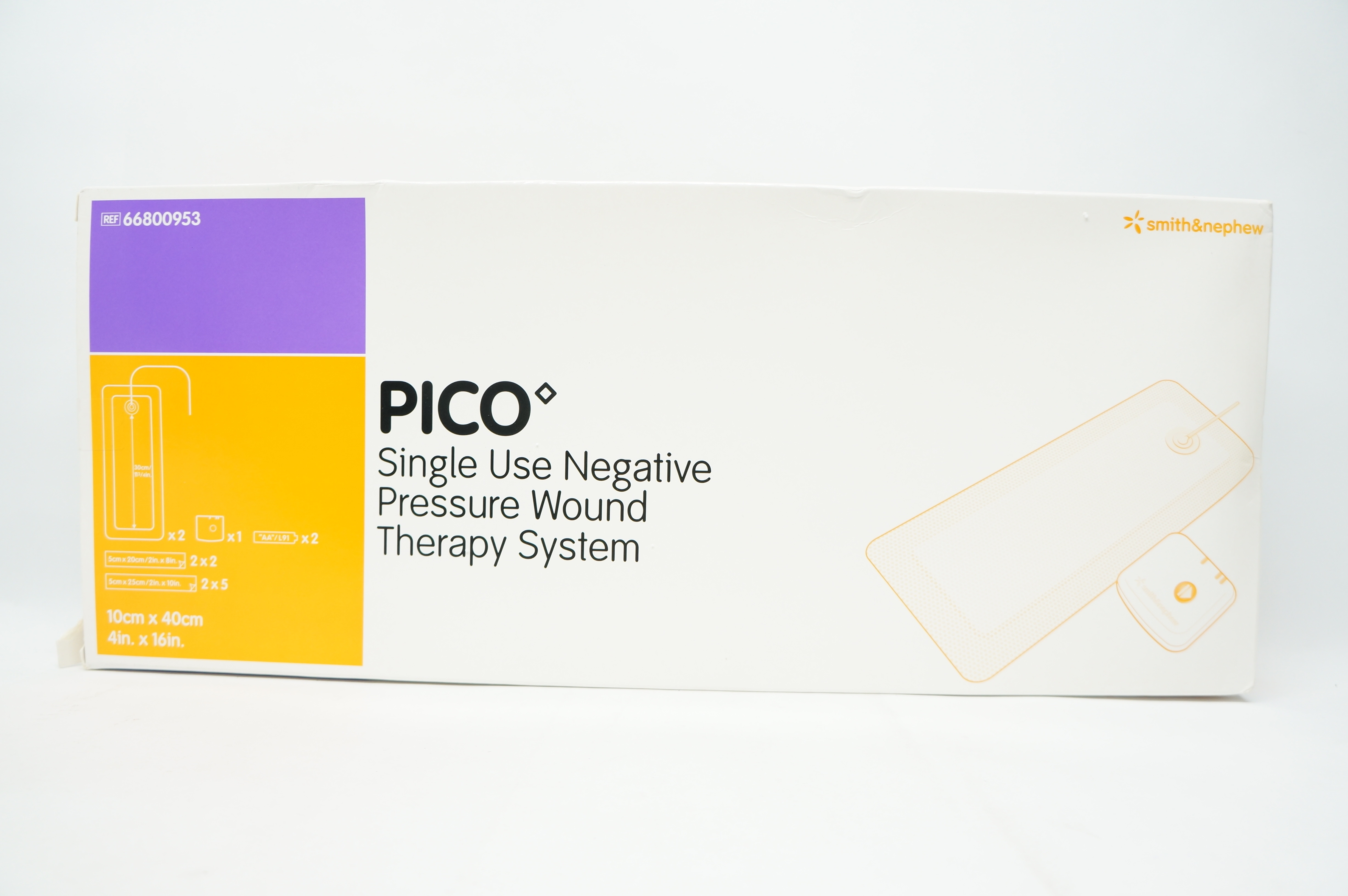 Smith&Nephew 66800953 PICO Negative Pressure Wound Therapy System 4 x 16in. (x)