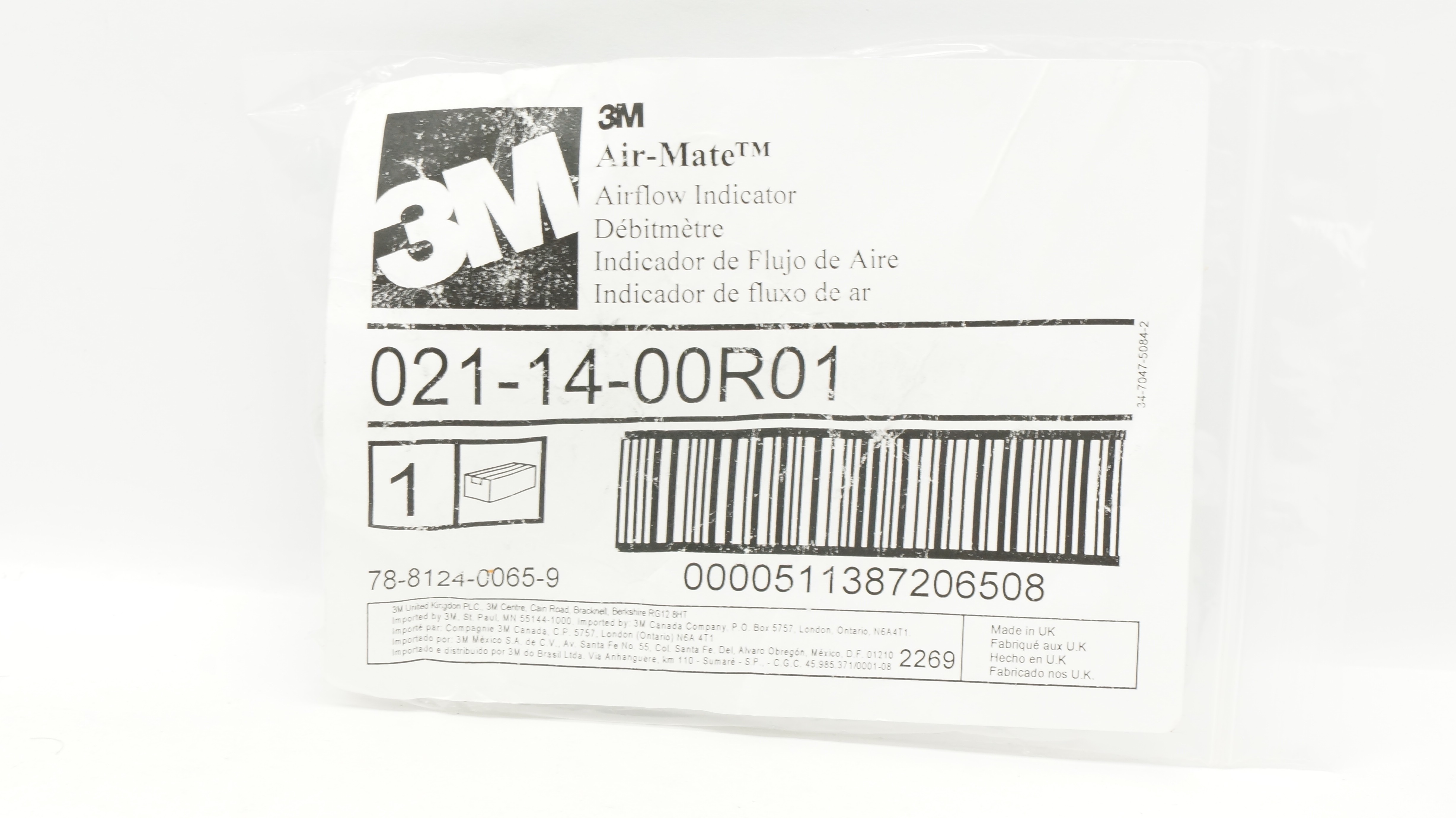 3M 021-14-00R01 Air-Mate Airflow Indicator