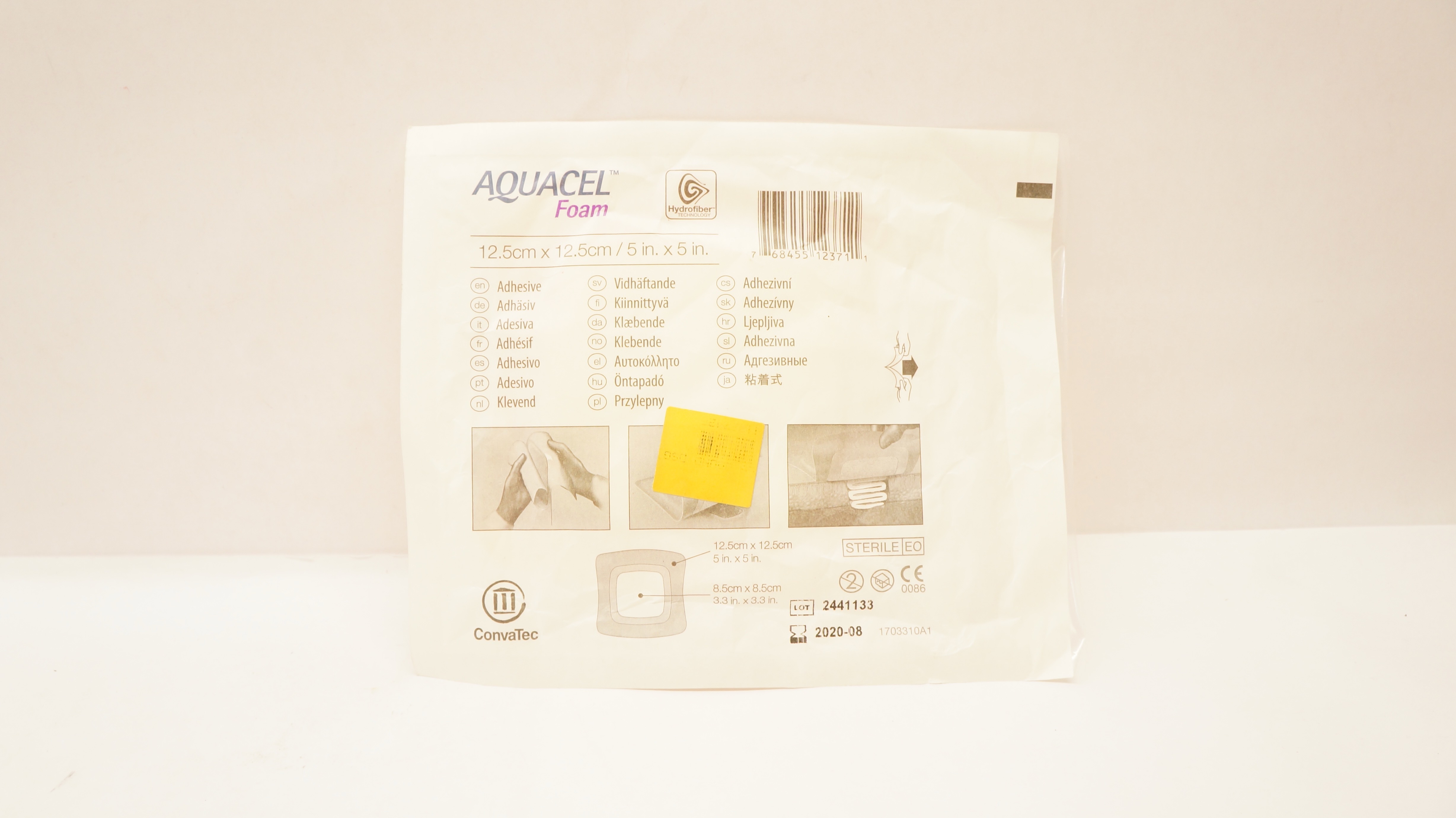 ConvaTec AQUACEL Adhesive Foam 5inch x 5inch (x)