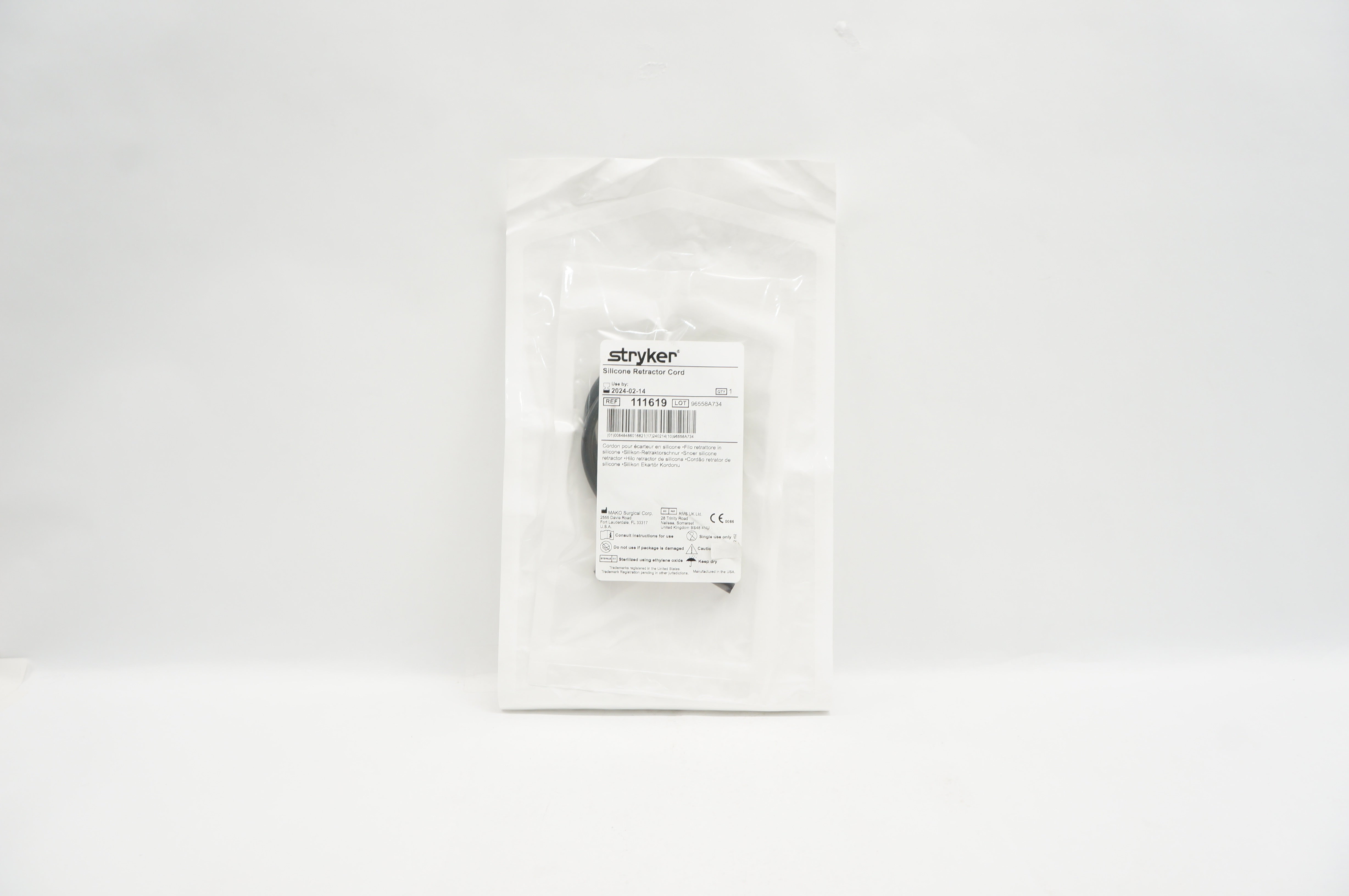 Stryker 111619 Silicone Retractor Cord