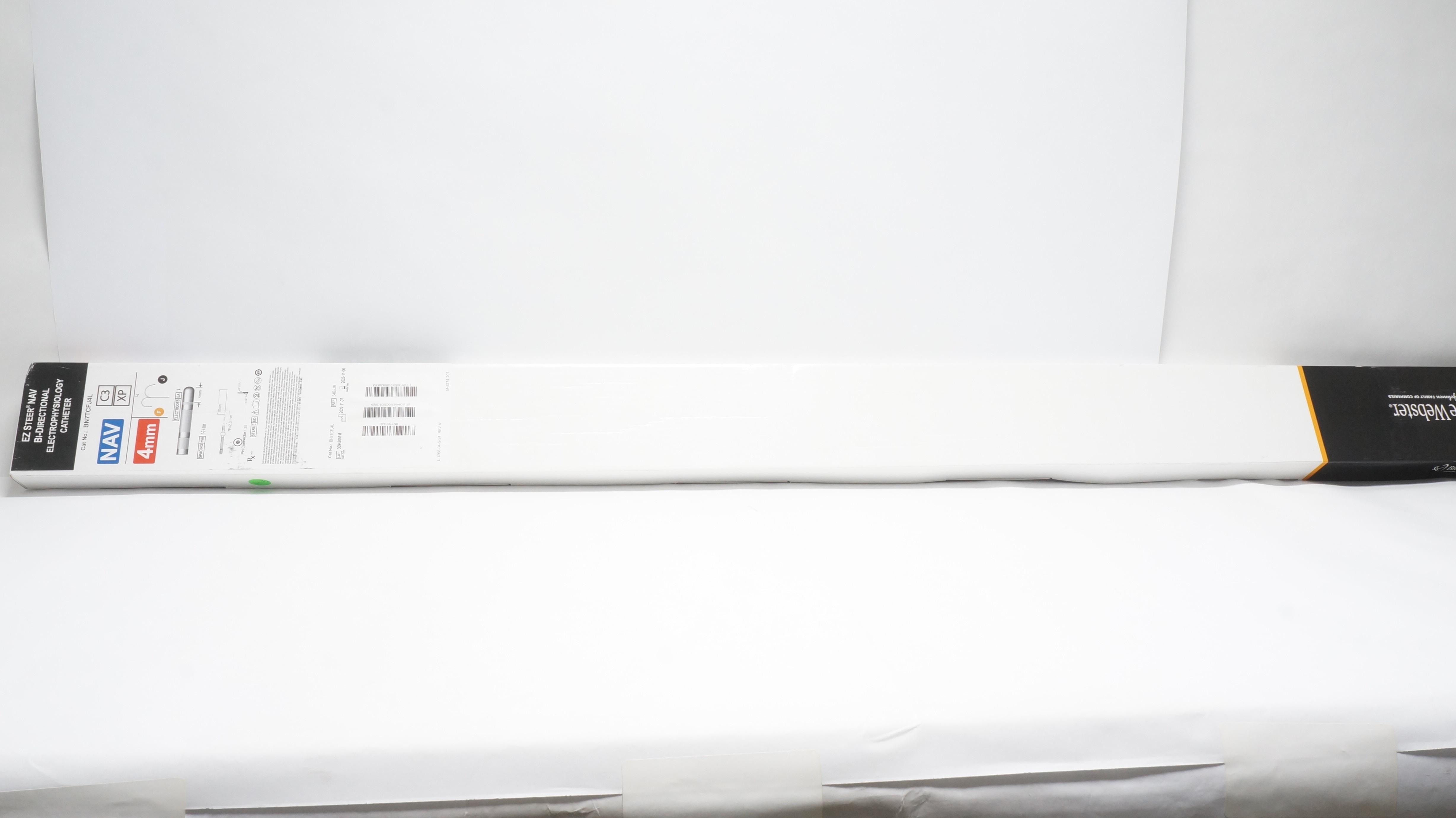 Biosense Webster 34B5JM EZ Steer NAV Bi-Directional Electrophysiology Cath.7F(x)