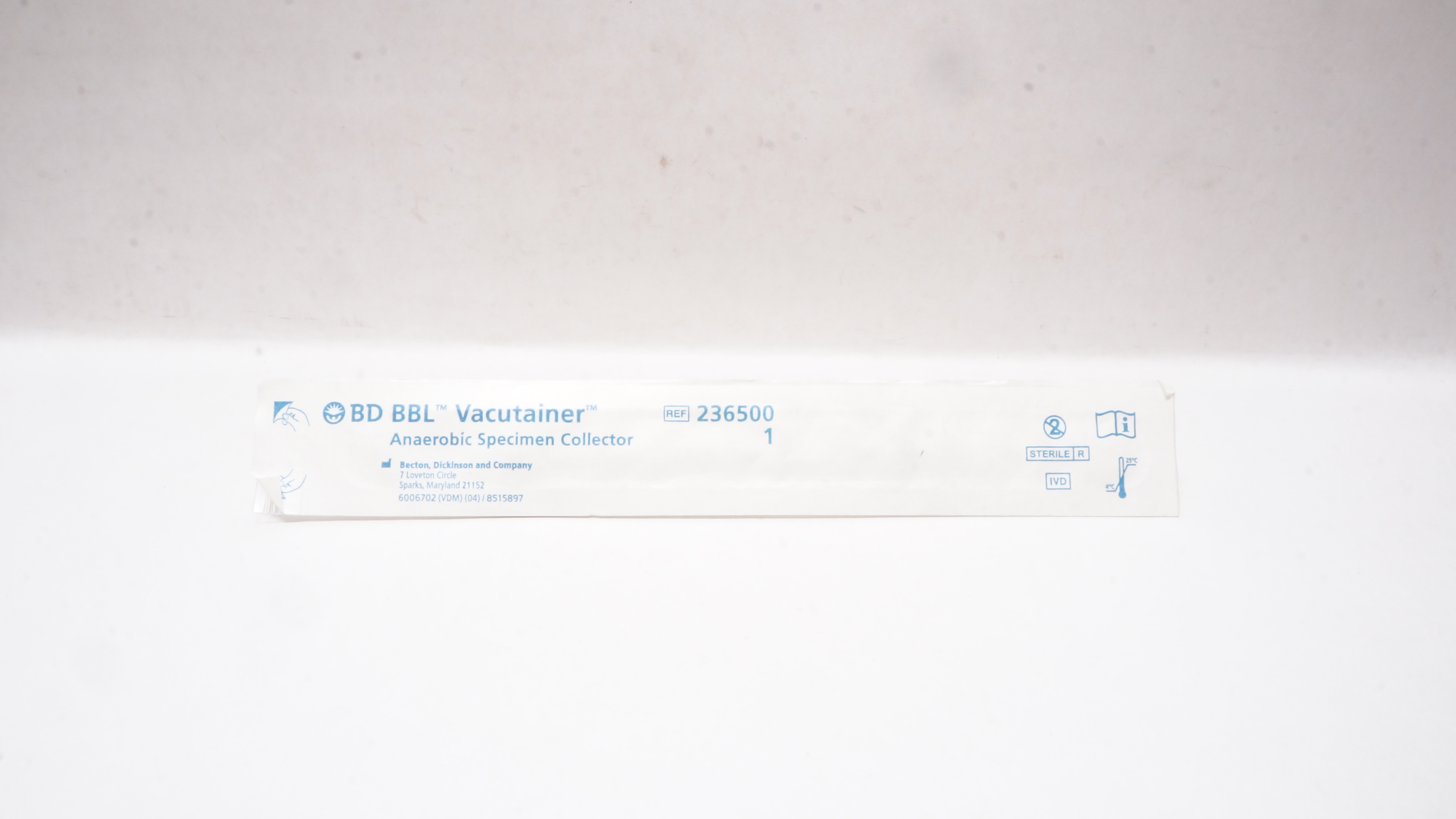 BD 236500 BBL Vacutainer Anaerobic Specimen Collector (x)