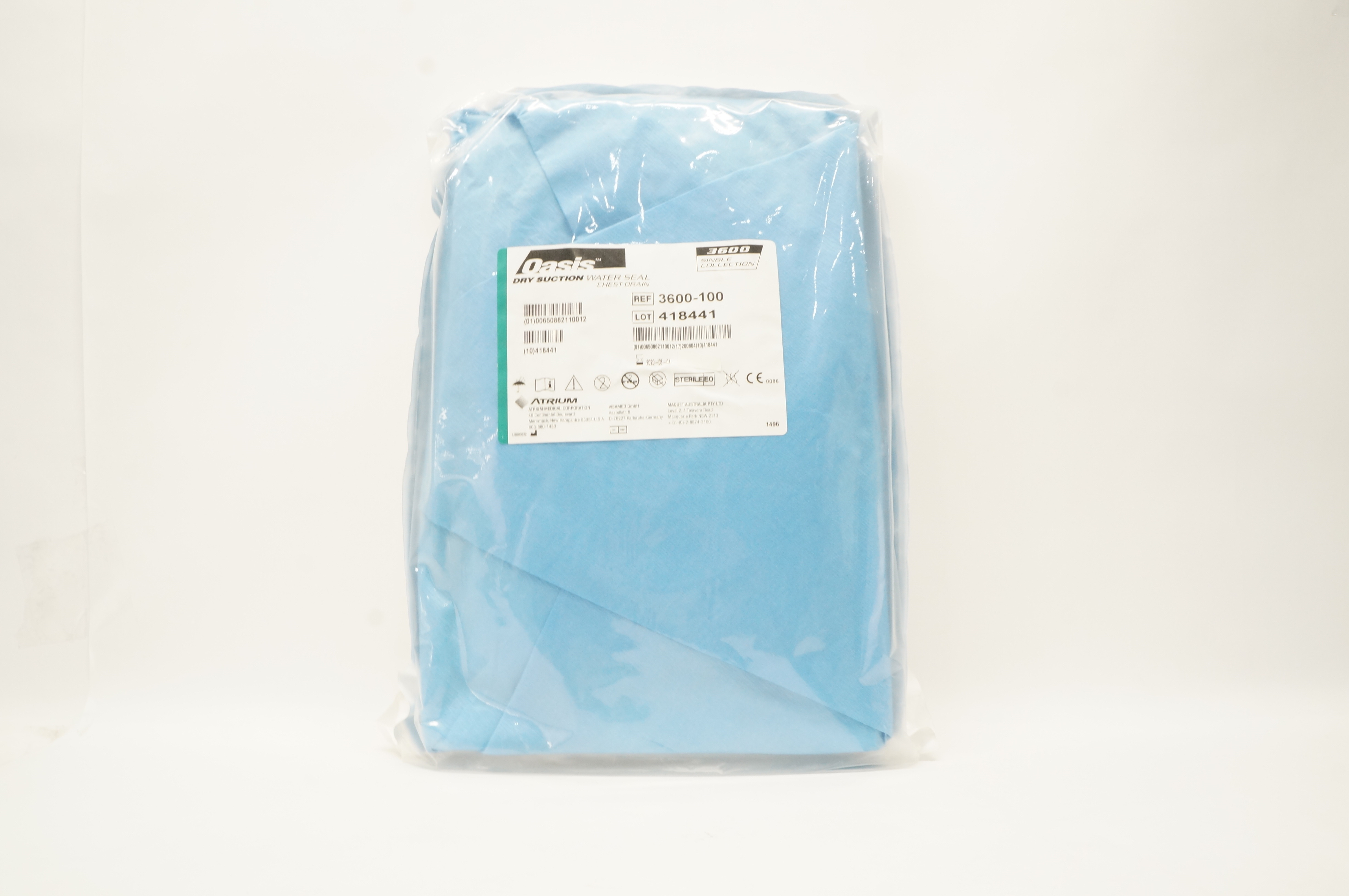 Atrium 3600-100 Ocean Dry Suction Water Seal Chest Drain (x)