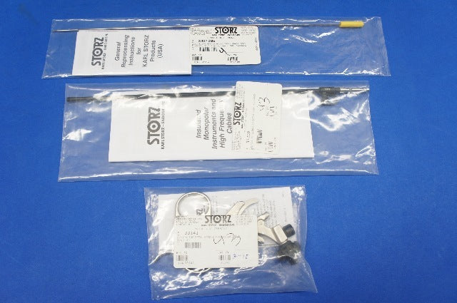Karl Storz 33241ME Click Line MANHES Grasping Forceps, Size 5 mm, Length 30 cm