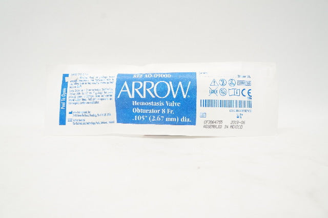 Arrow AO-09000 Hemostasis Valve Obturator 8Fr. x 0.105inch (x)